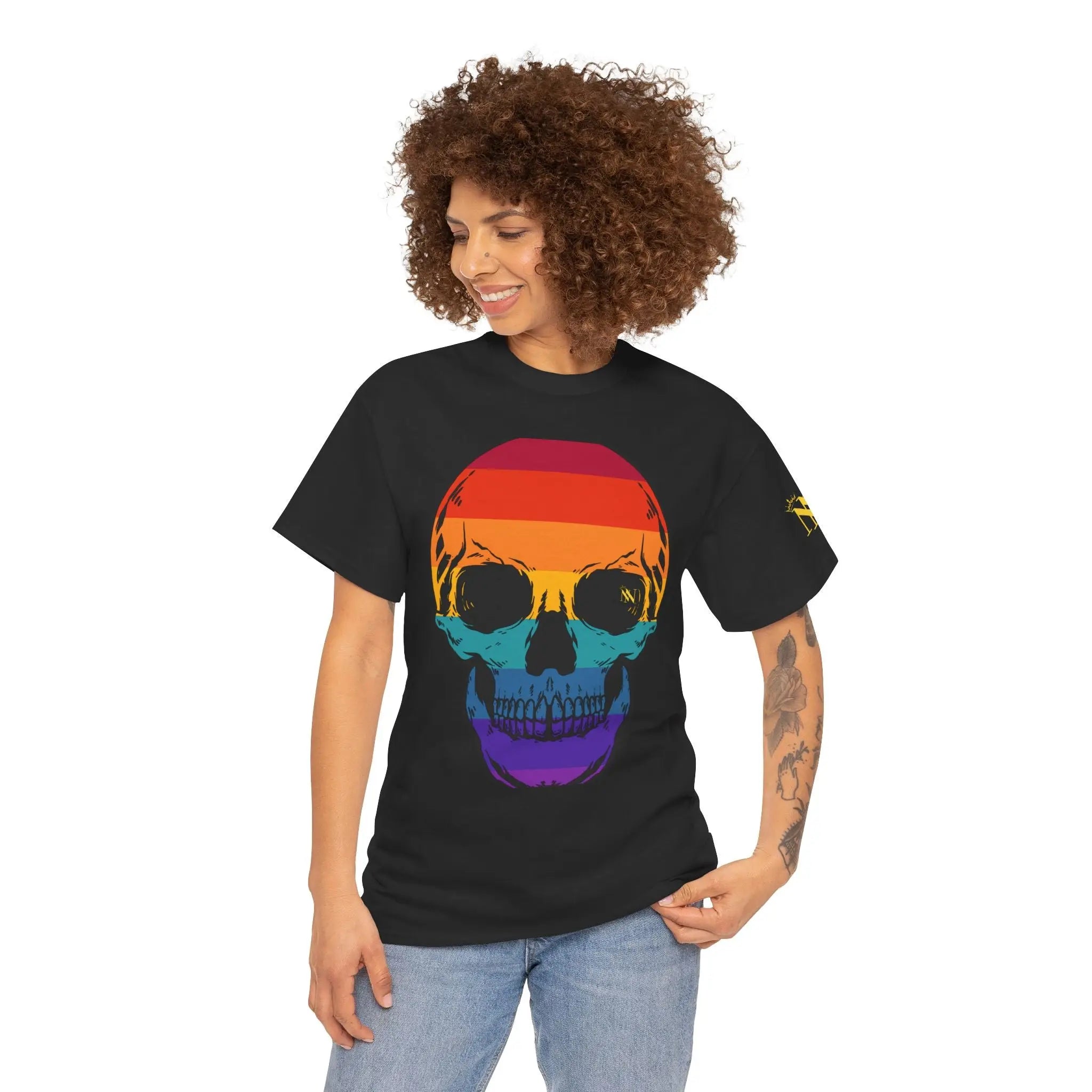 Colorful Skull | Mix & Match 100% Cotton Unisex Fun-Flirty Lovers’ Tees