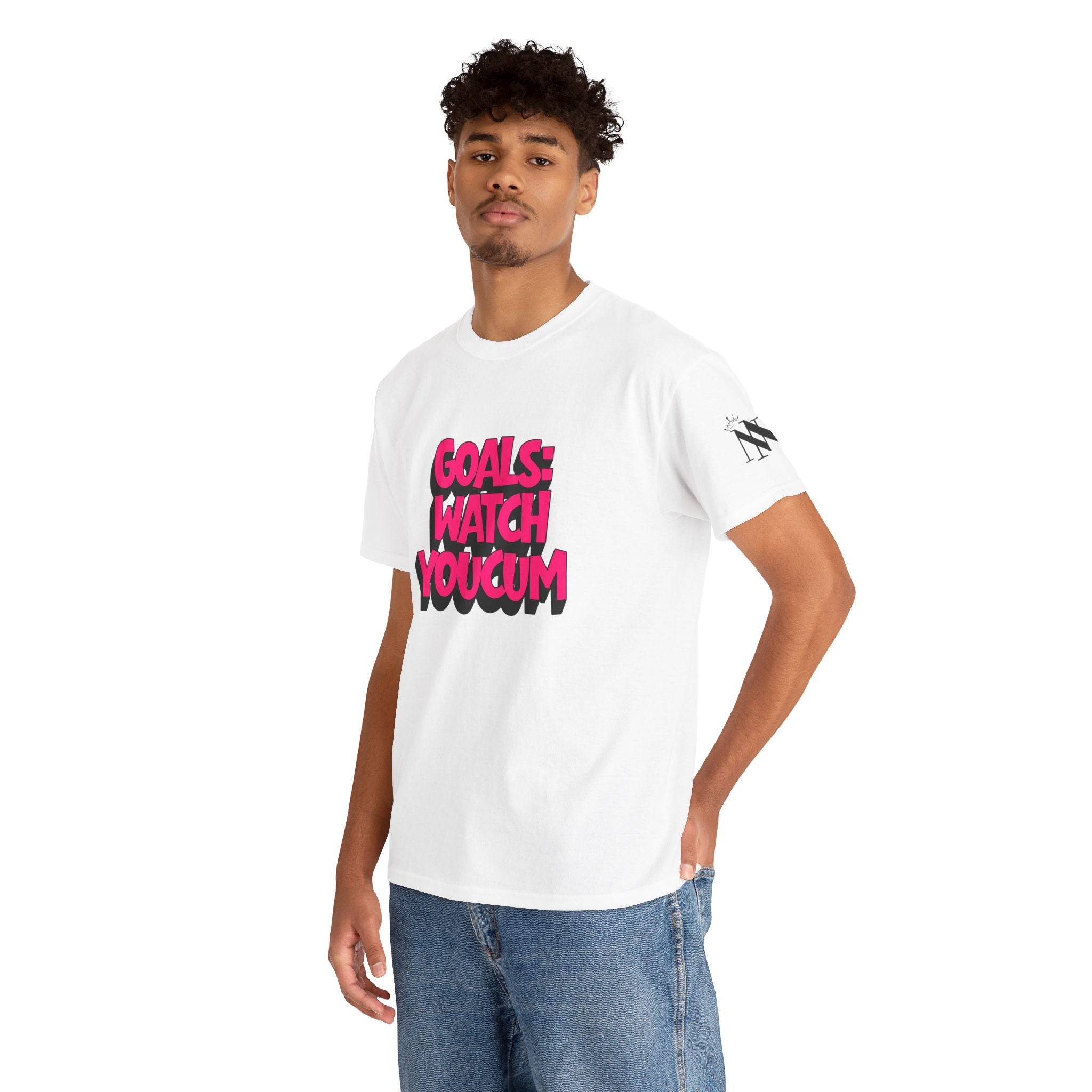 Goals: Watch You Cum | Mix & Match Cotton Unisex Fun-Flirty Lovers’ T-Shirts