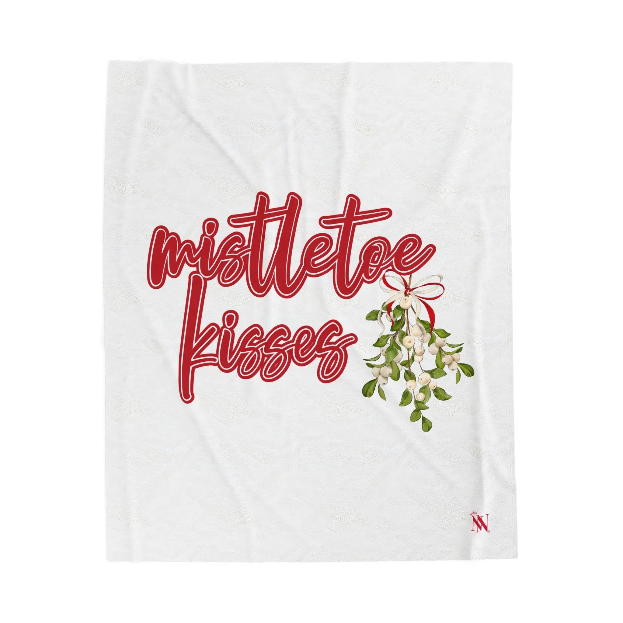 Mistletoe Kisses | Mix & Match Velveteen Fun-Flirty Lovers’ Blankets