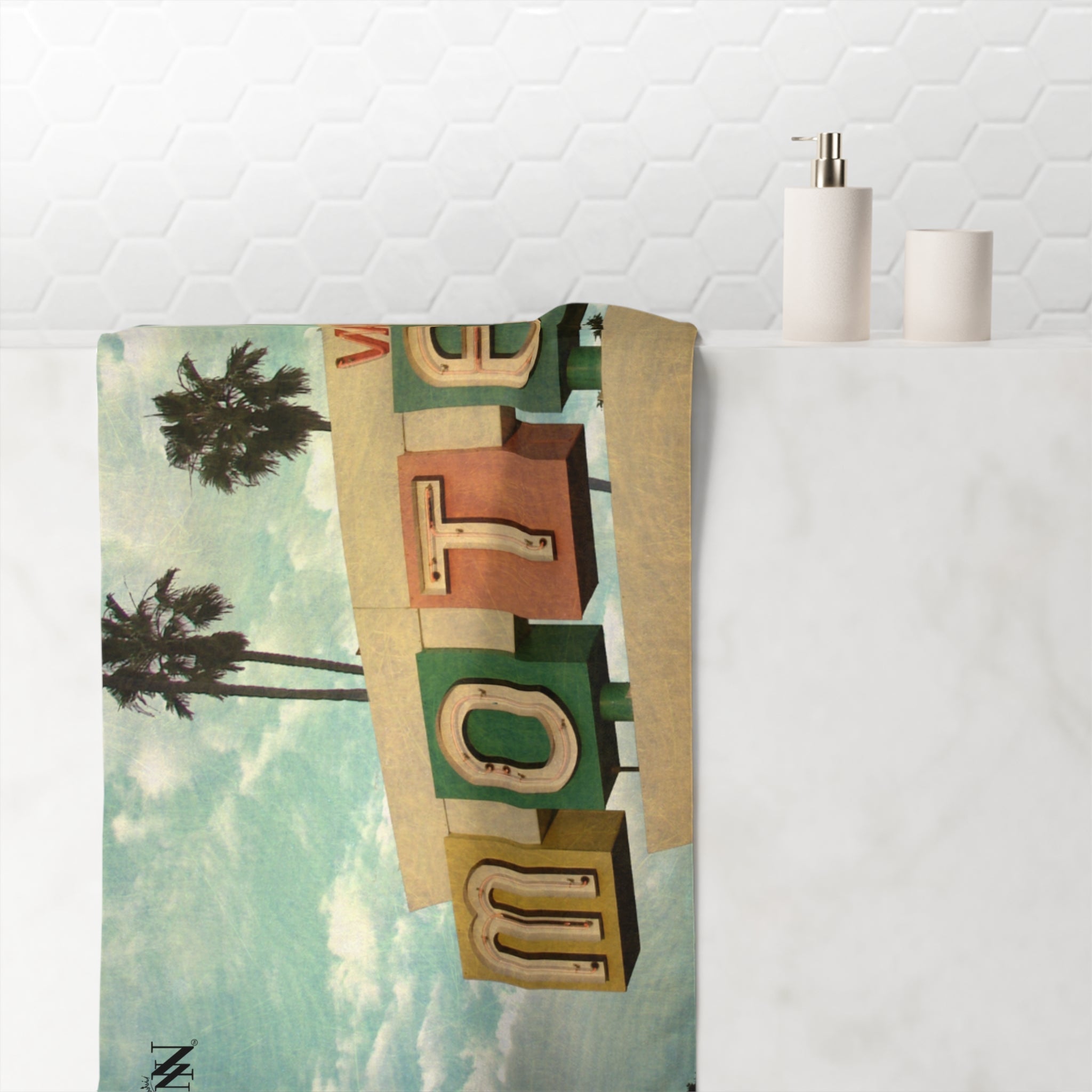 Retro Motel Vacancy Anal Sex Towel