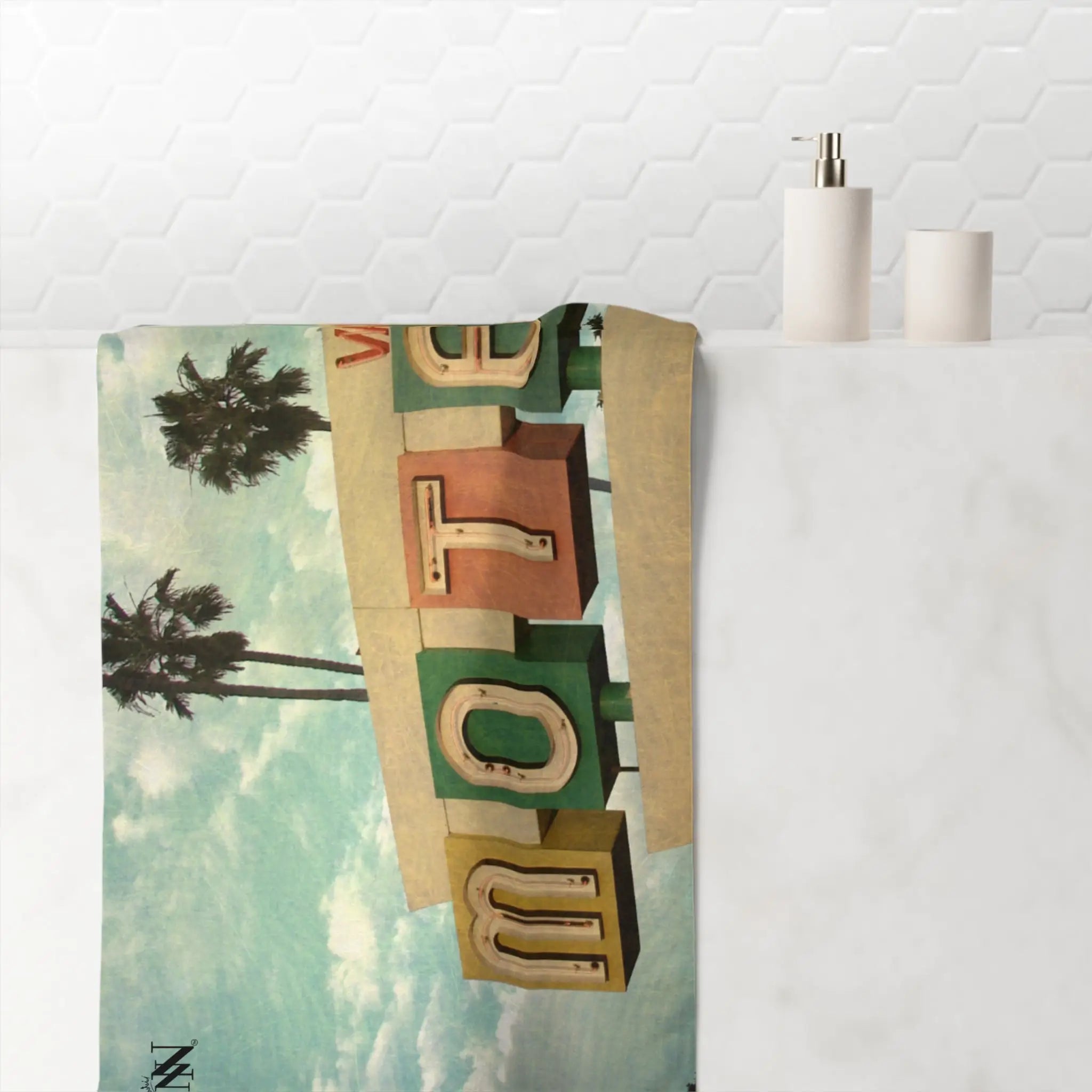 Retro Motel Vacancy Anal Sex Towel