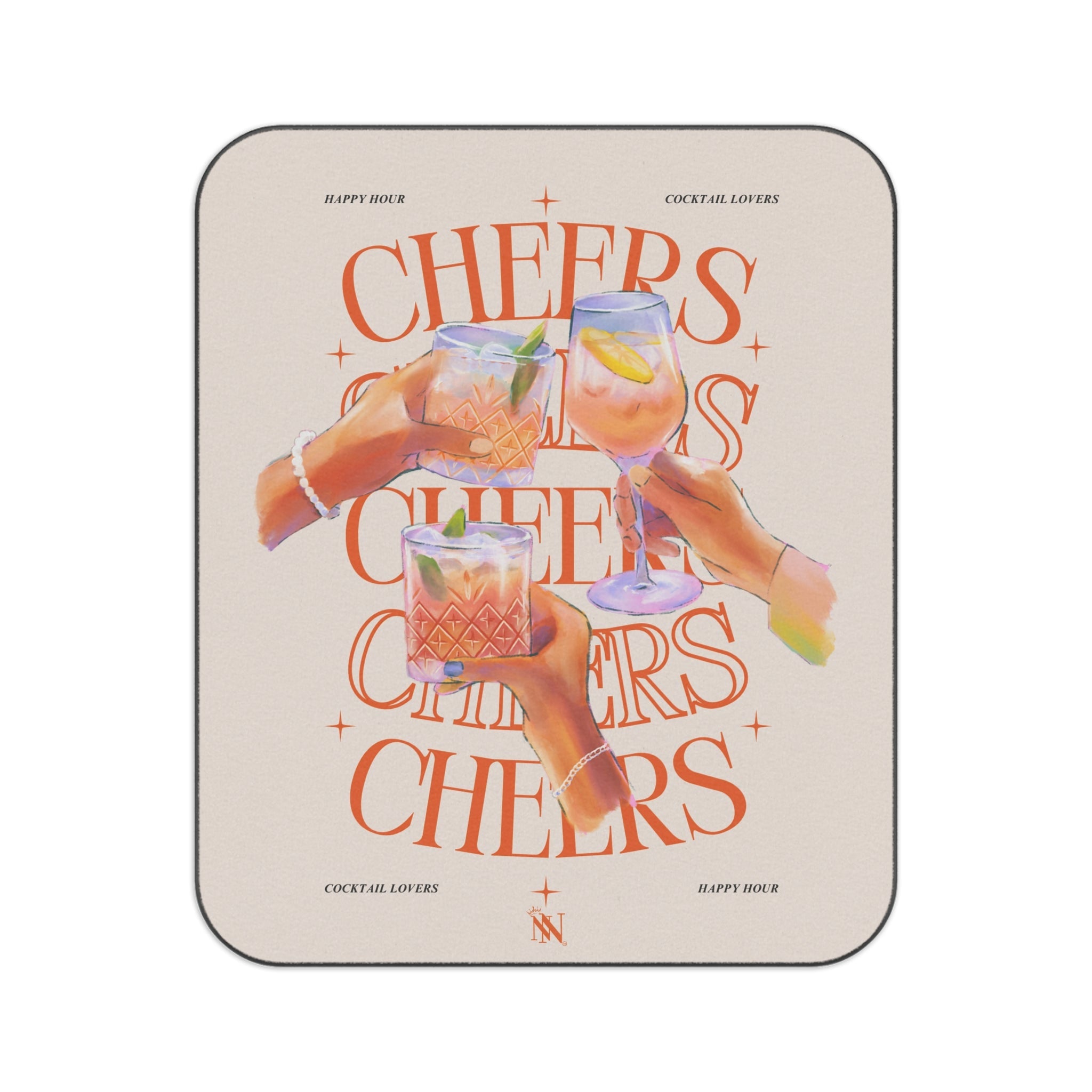 Cheers Cocktail Lovers | Mix Match Fun-Flirty Lovers’ Water-Resistant Blankets
