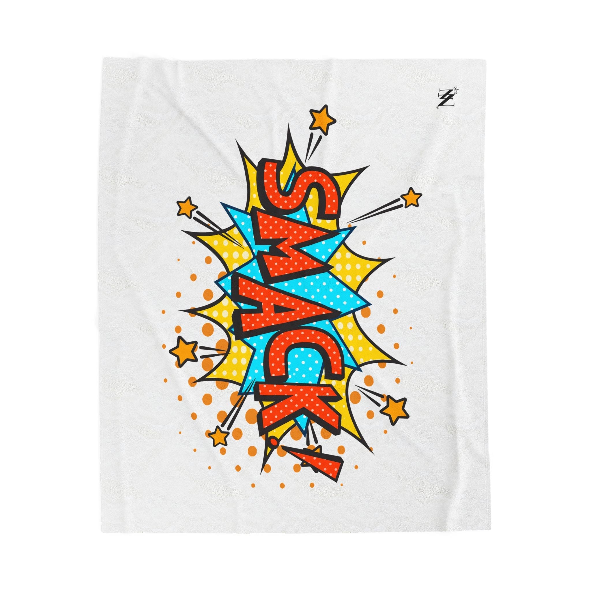 Smack! Cartoon Fun | Mix & Match Velveteen Fun-Flirty Lovers’ Blankets