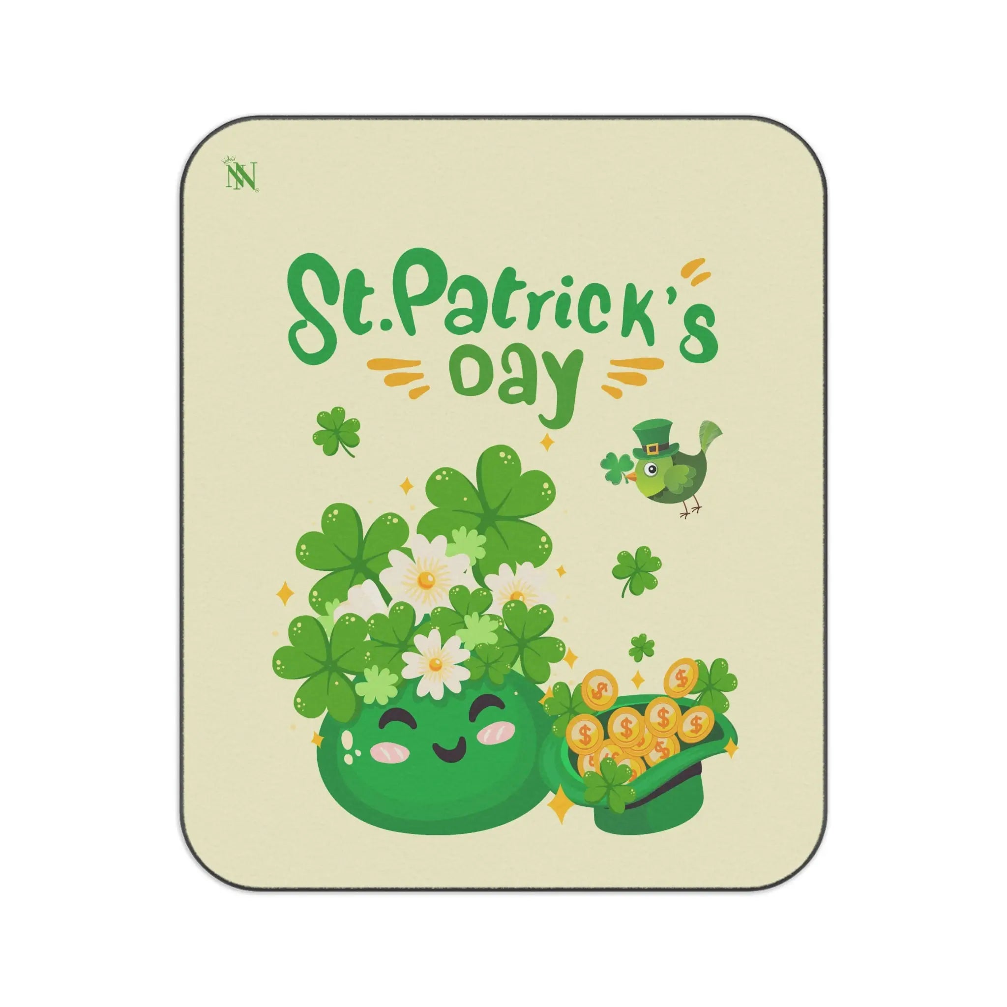 Cute St. Patrick’s Day | Mix Match Fun-Flirty Lovers’ Water-Resistant Blankets