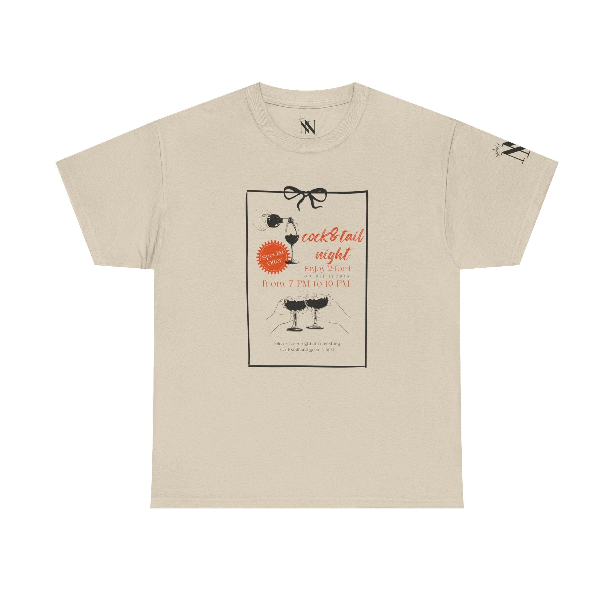 Cock & Tail Night | Mix & Match Cotton Unisex Fun-Flirty Lovers’ T-Shirts