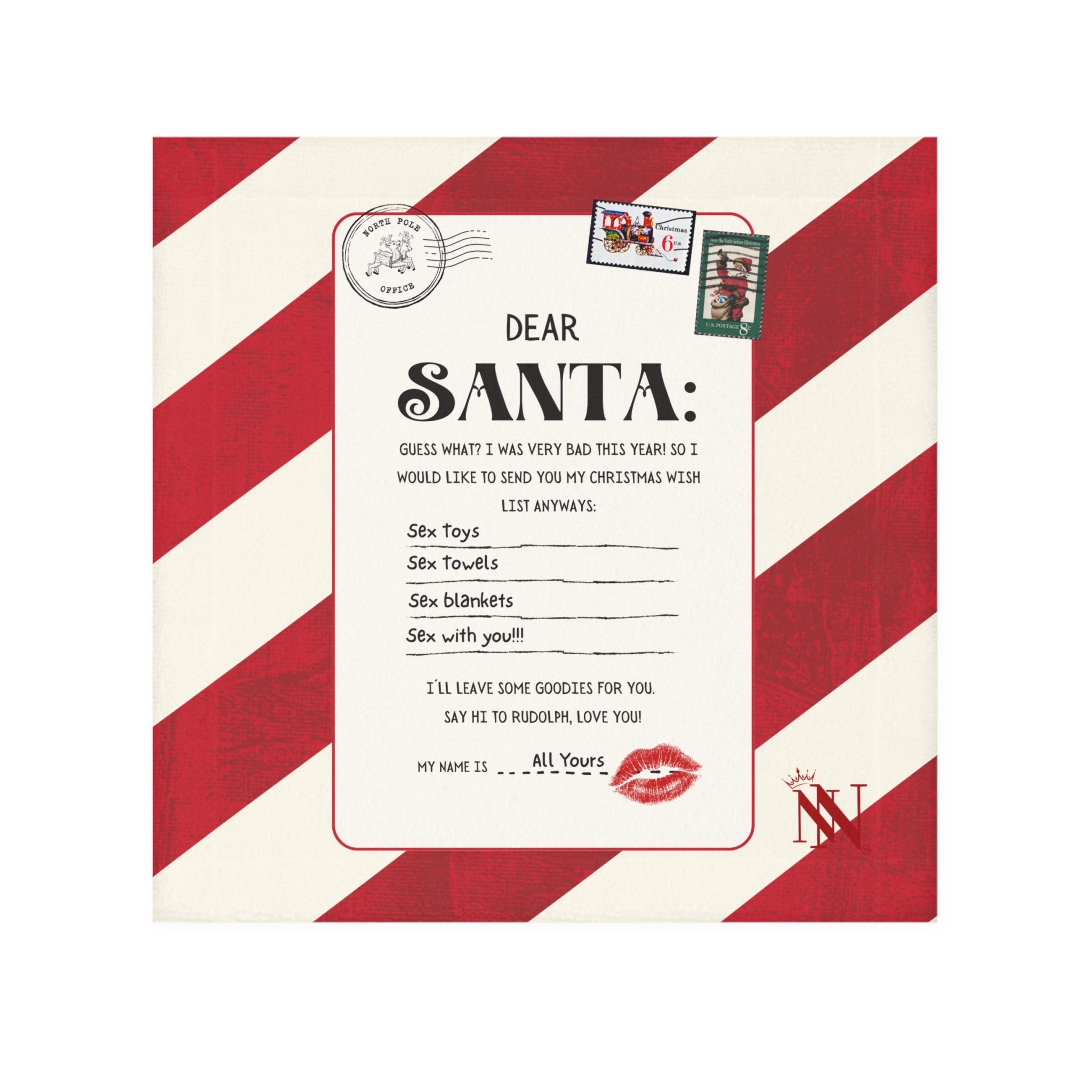 Dear Santa | Mix & Match Lils’ Fun-Flirty Lovers’ Towels