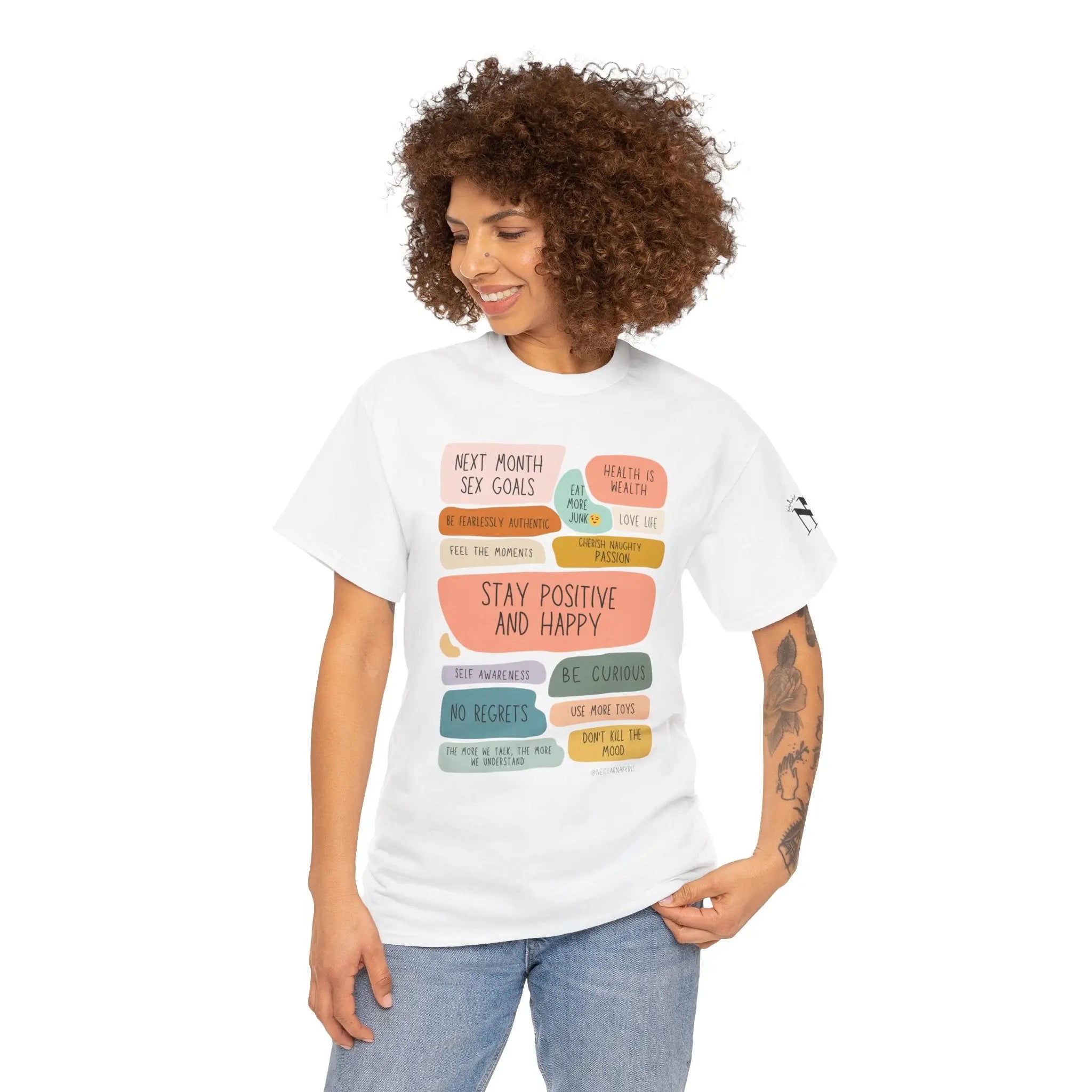 Sex Goals | Mix & Match 100% Cotton Unisex Fun-Flirty Lovers’ Tees