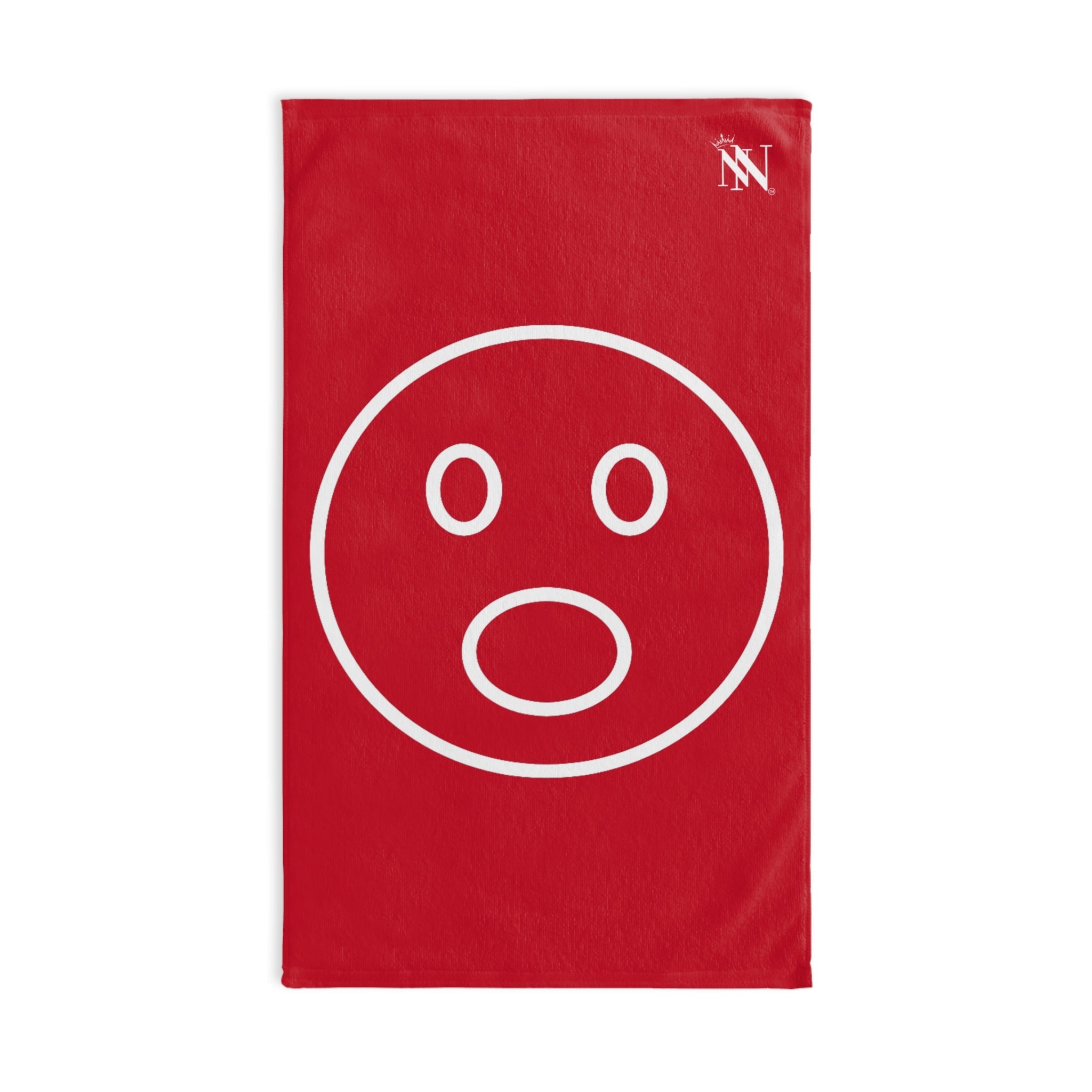 Surprised Emoji Red | Mix & Match Classic Fun-Flirty Loversâ Towels