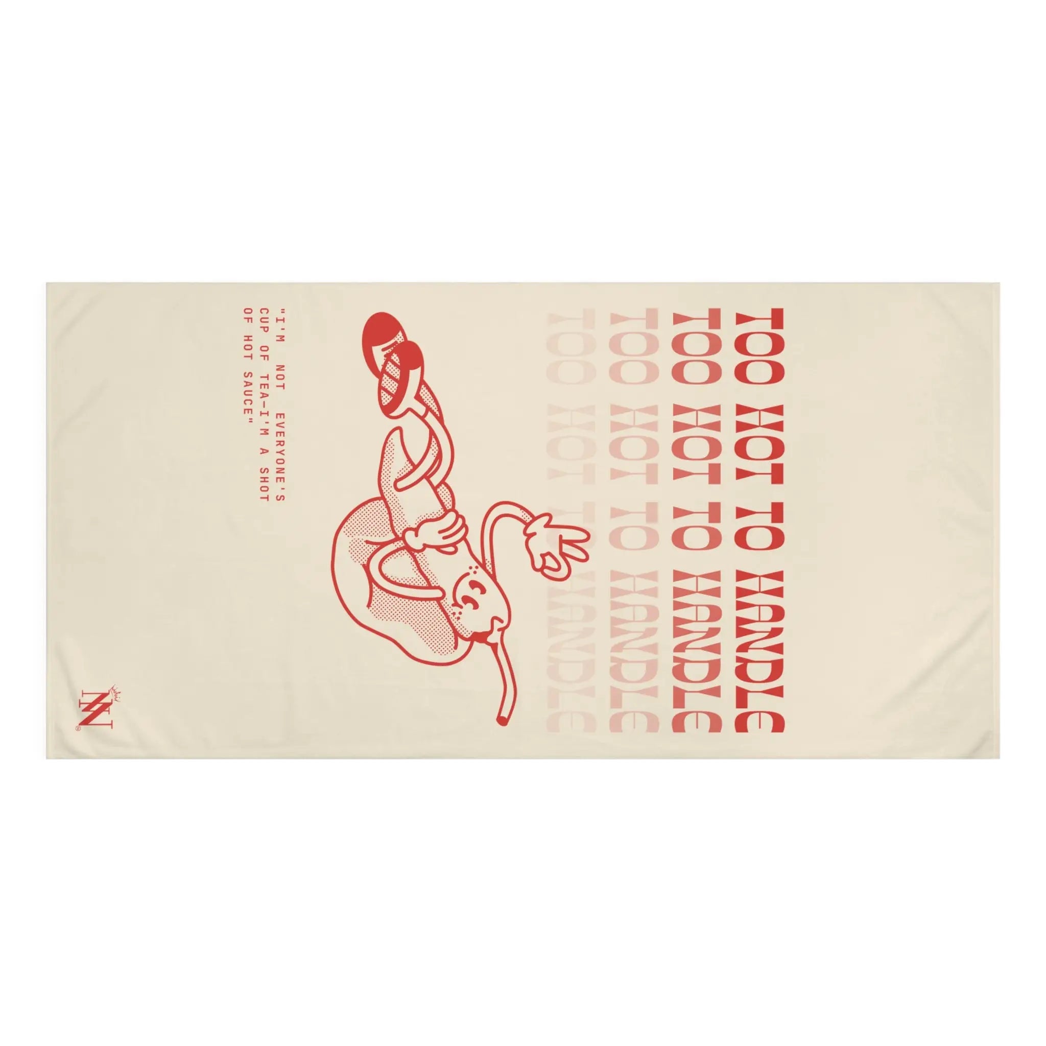 Too Hot to Handle Pepper | Mix & Match XL Fun-Flirty Lovers’ Towels