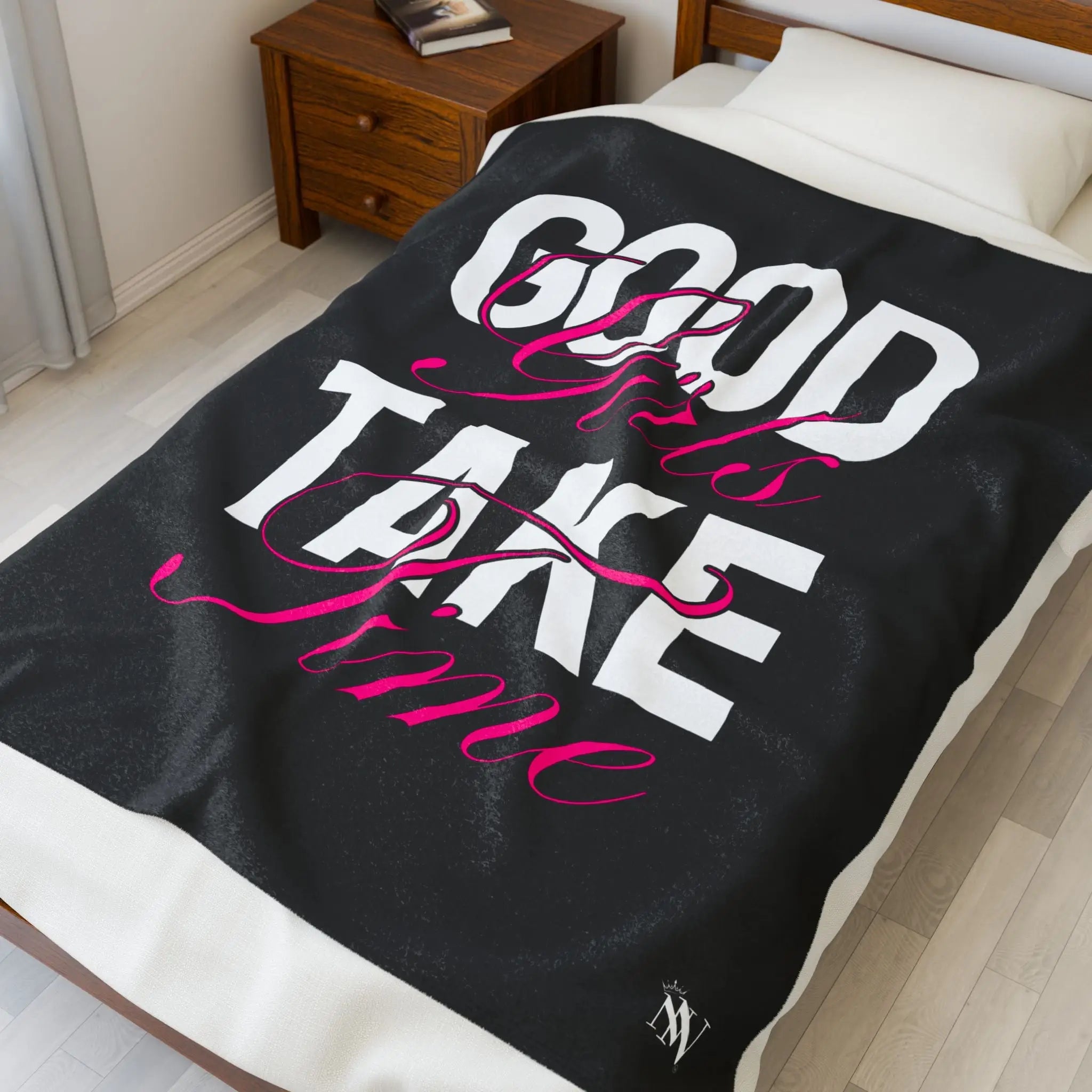 Good Girls Take Time | Mix & Match Soft Fun-Flirty Lovers’ Blankets