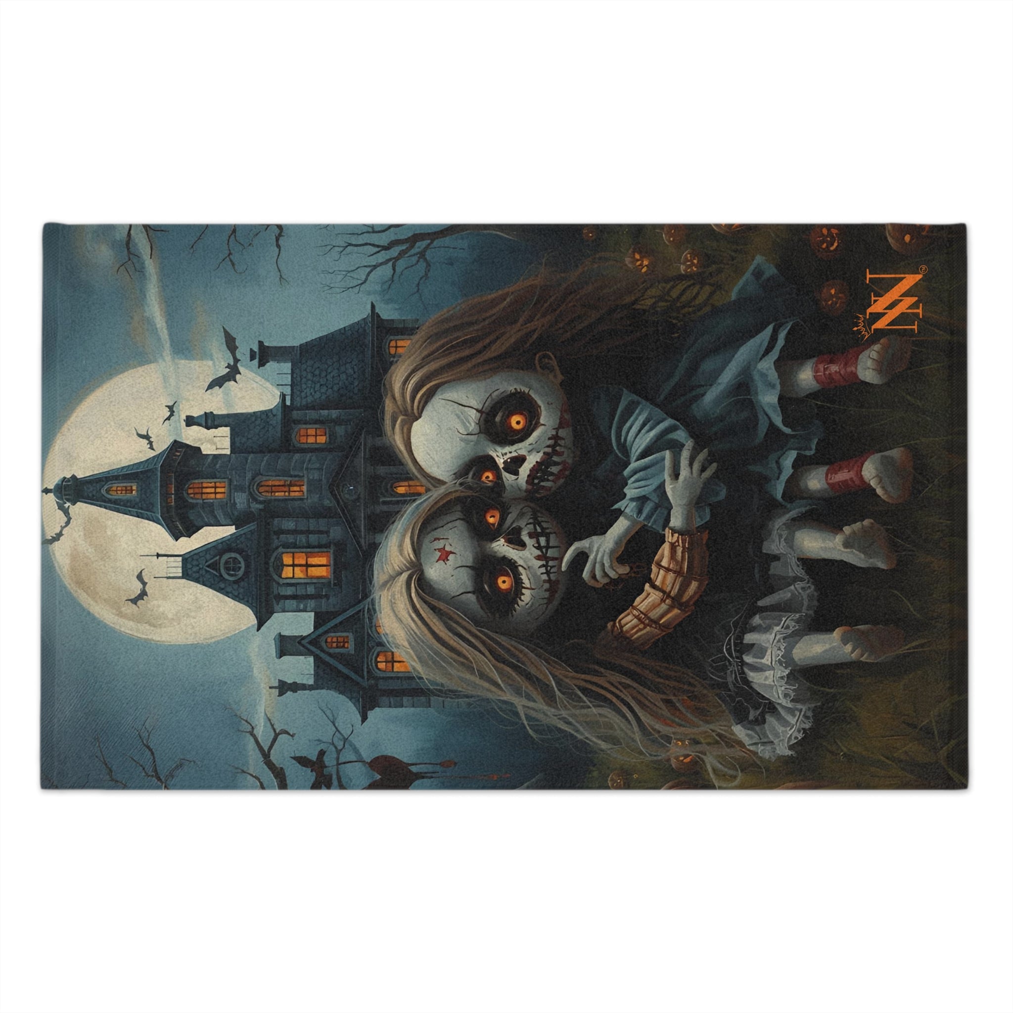 Scary Halloween Pumpkin Girls | Mix & Match Soft Fun-Flirty Lovers’ Towels