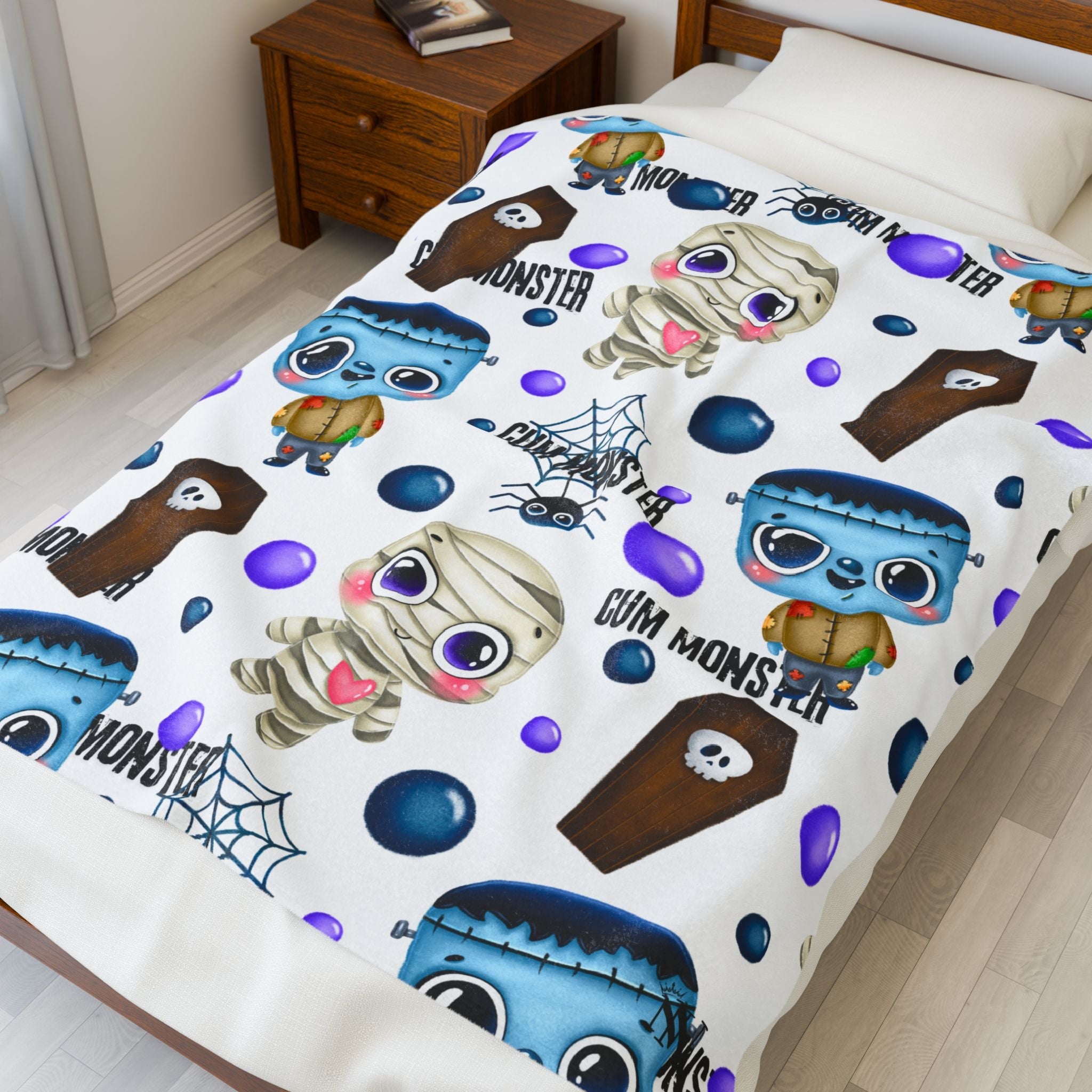Halloween Cum Monster | Mix & Match Fun-Flirty Loversā Blankets