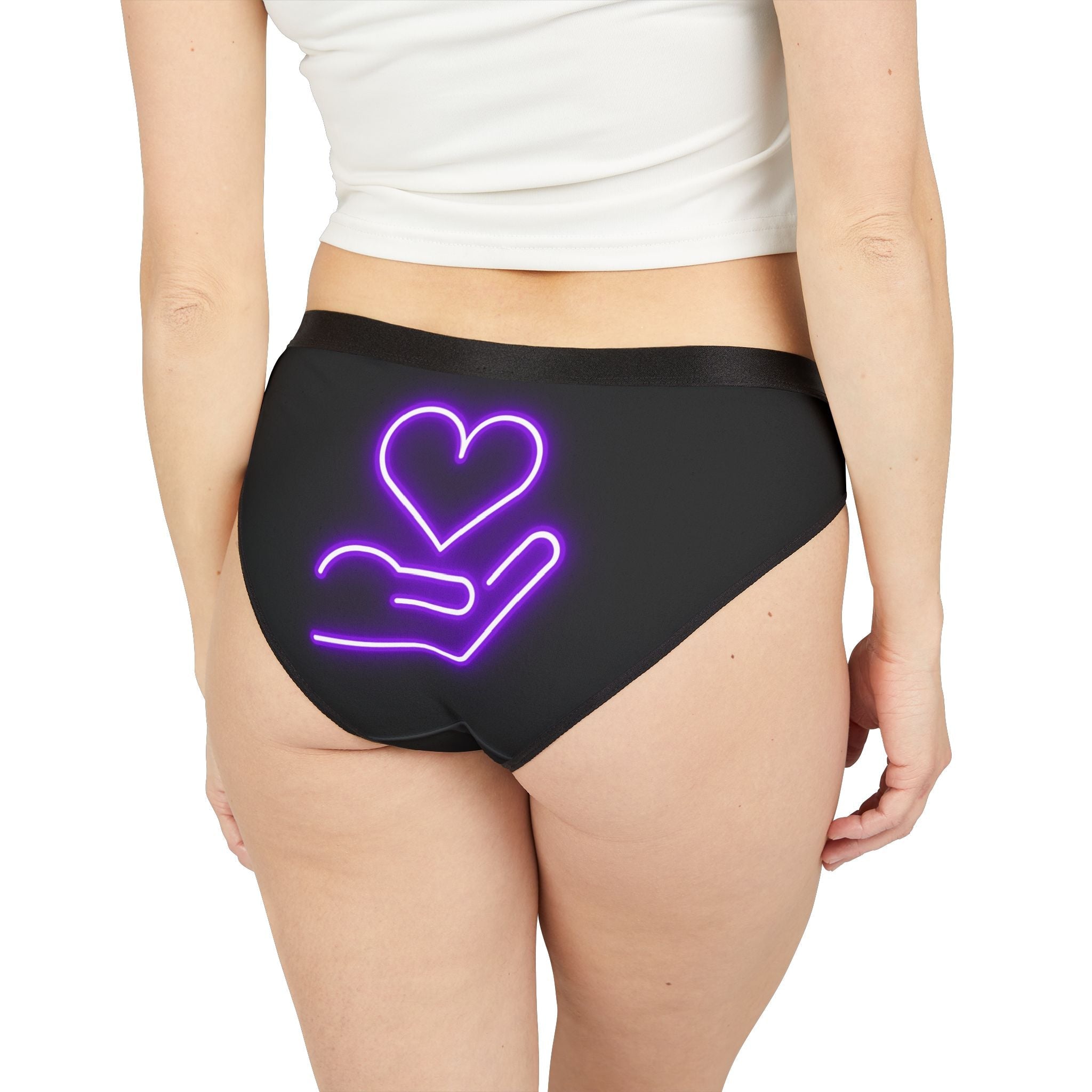 My Purple Heart in Your Hand | Mix & Match Women’s Fun-Flirty Lovers’ Panties
