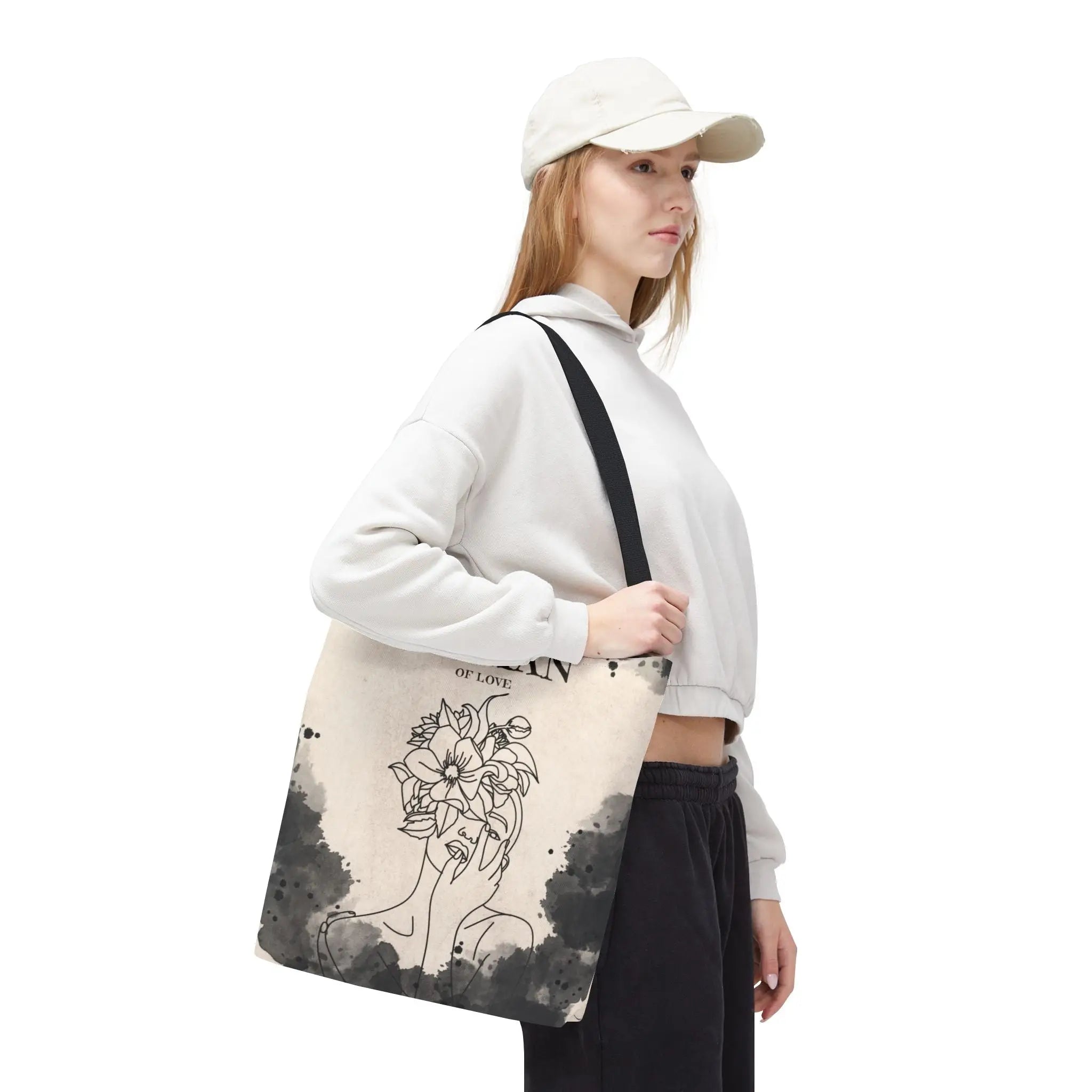 Woman of Love Vintage Tote Bag