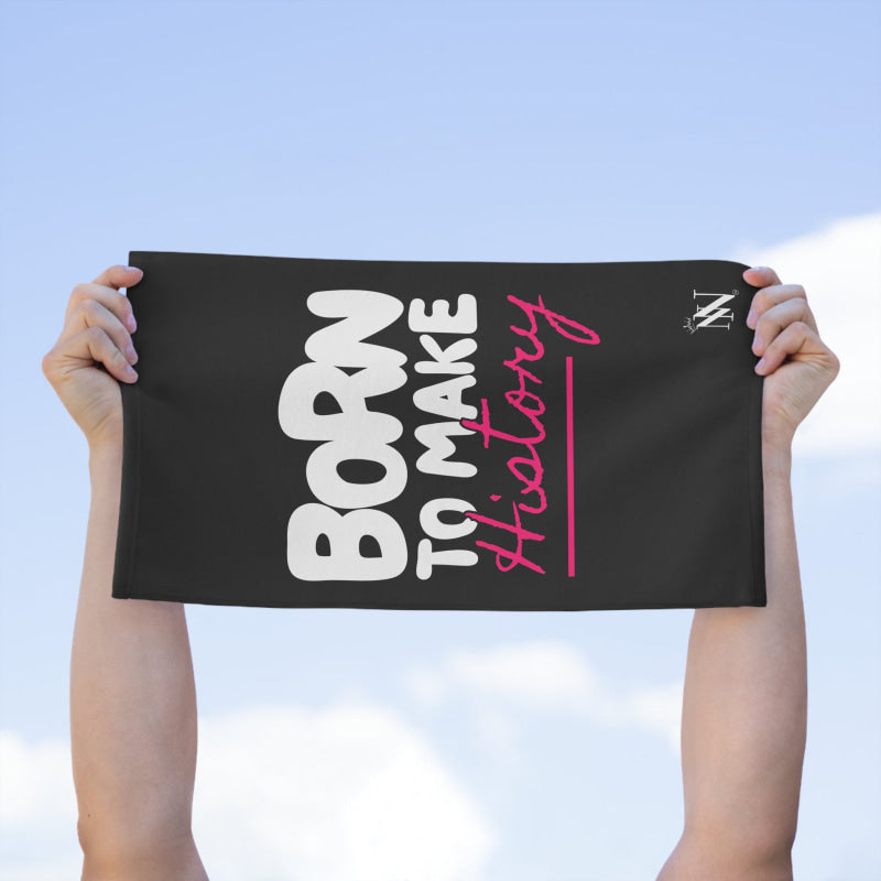 Born to Make History | Mix & Match Soft Fun-Flirty Lovers’ Towels
