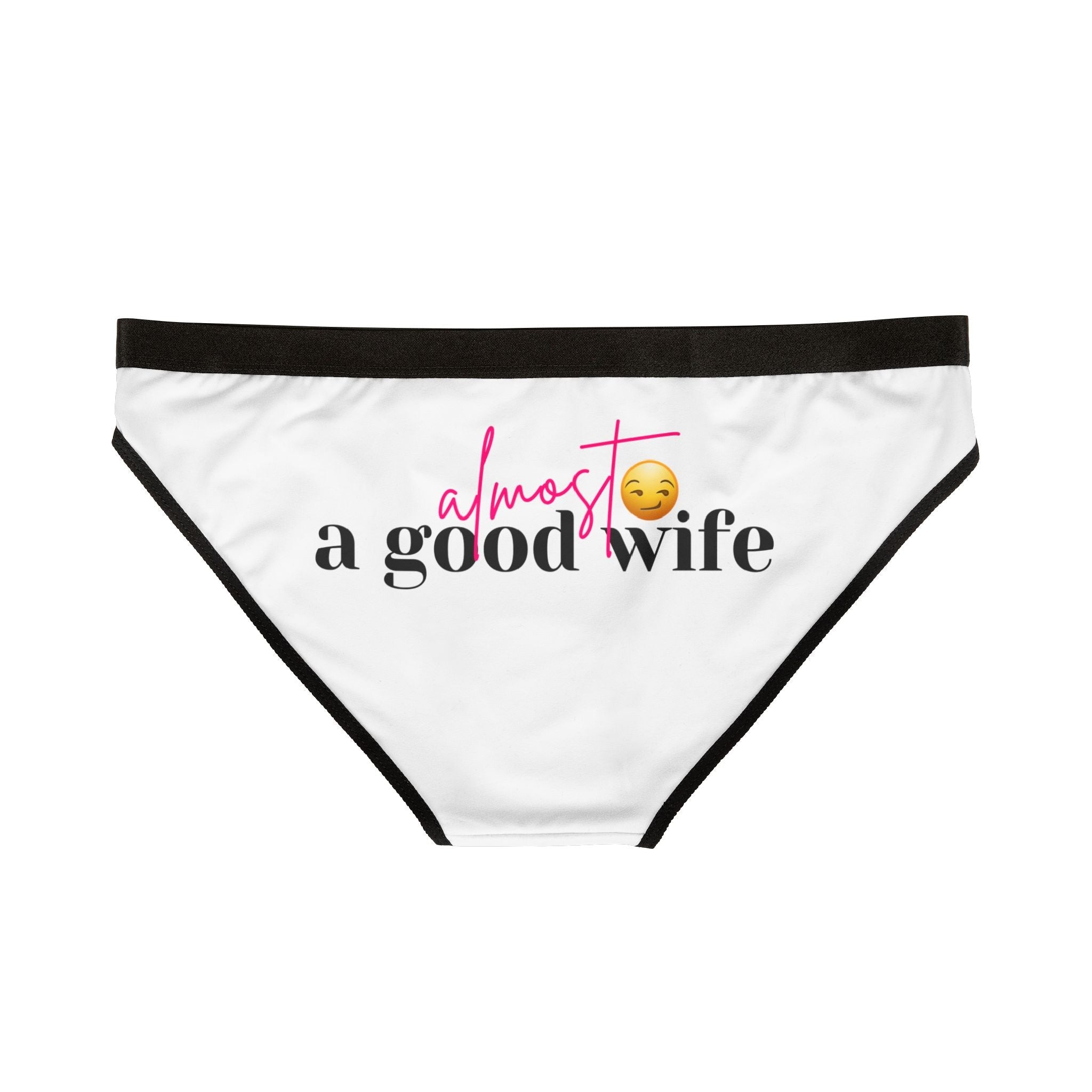 Almost a Good Wife Emoji | Mix & Match Women’s Fun-Flirty Lovers’ Panties