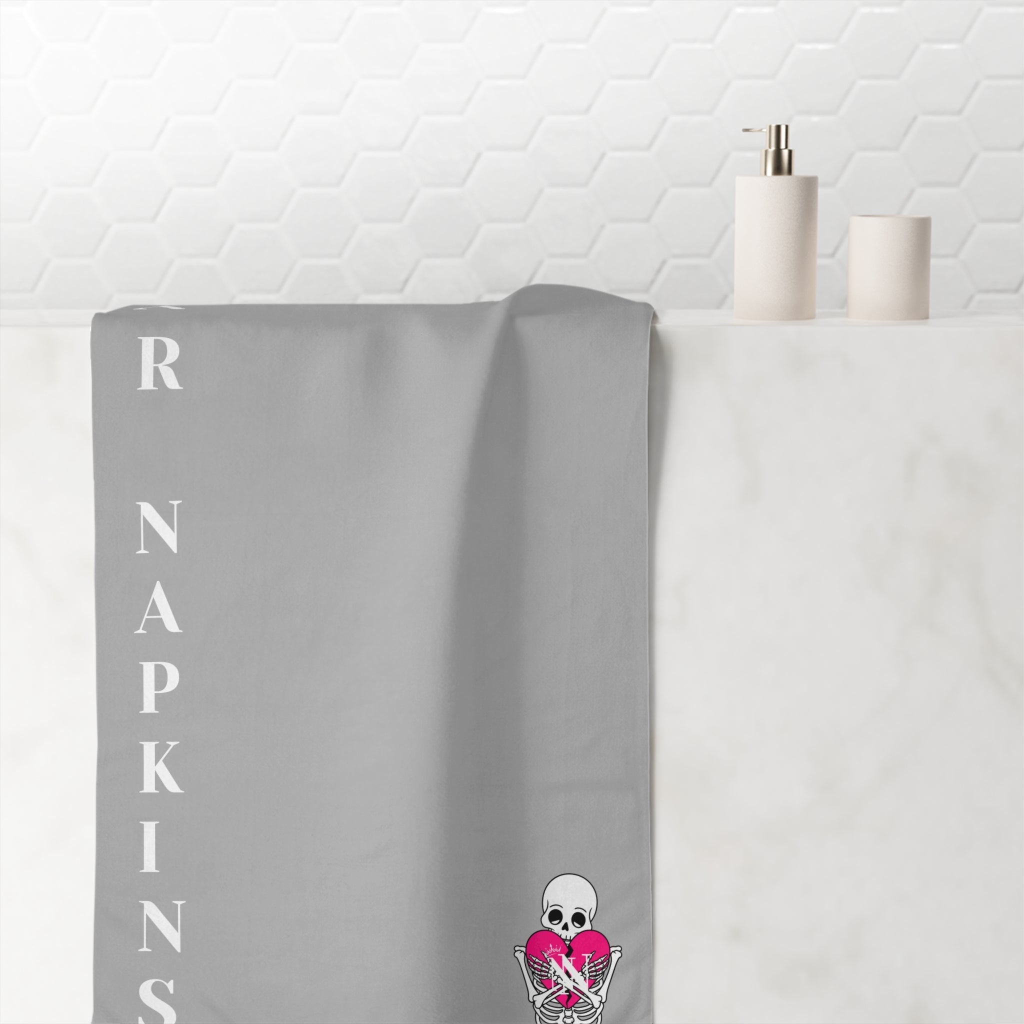 Nectar Napkins Brand Light Grey Over Sized Sex Towel