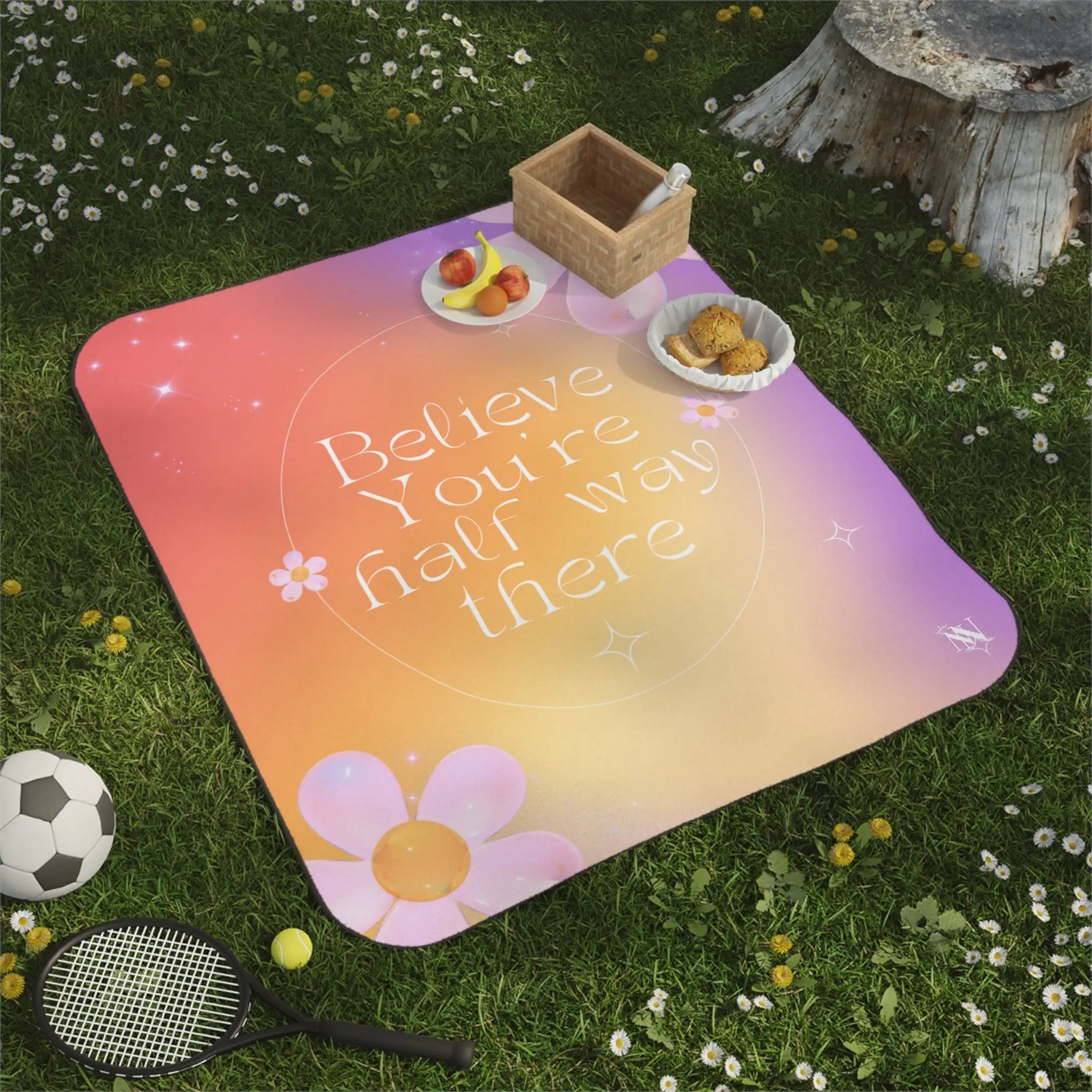 Believe You’re Halfway There Travel-Friendly Water-Resistant Sex Blanket