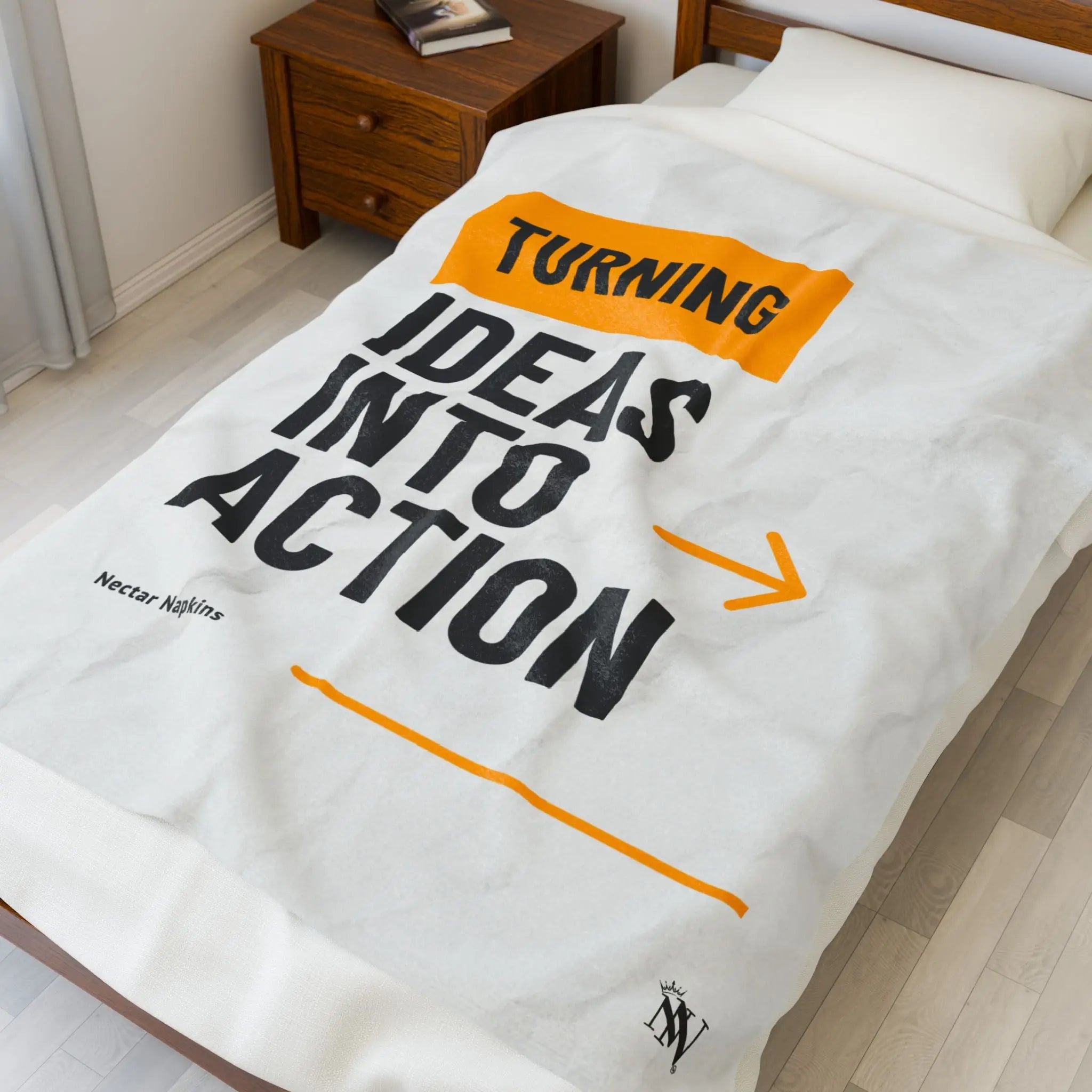 Turning Ideas into Action Lovers’ Silky Soft Blanket