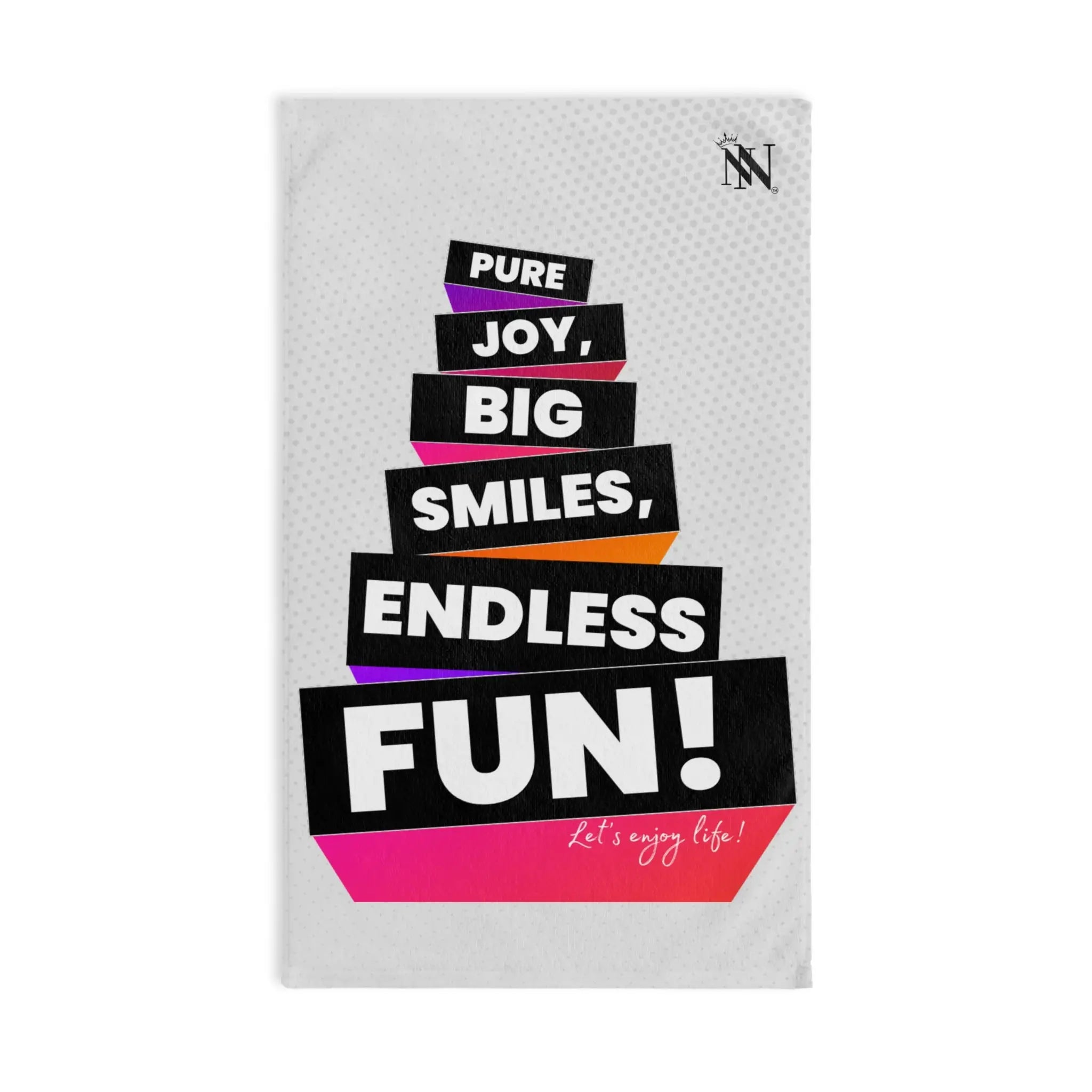 Pure Joy Big Smiles Endless Fun! Cum Towel