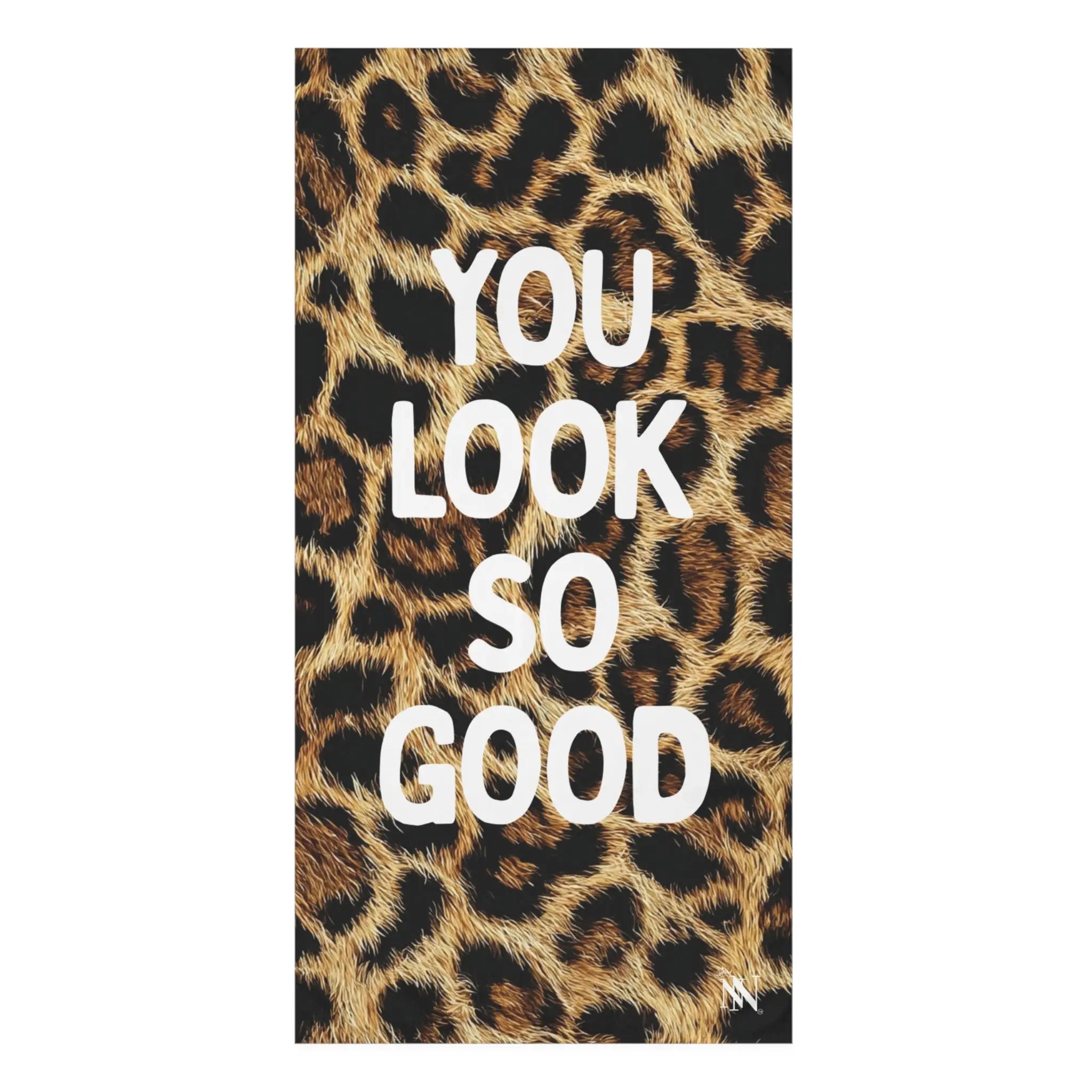 You Look So Good Realistic Cheetah Print Beach Towel