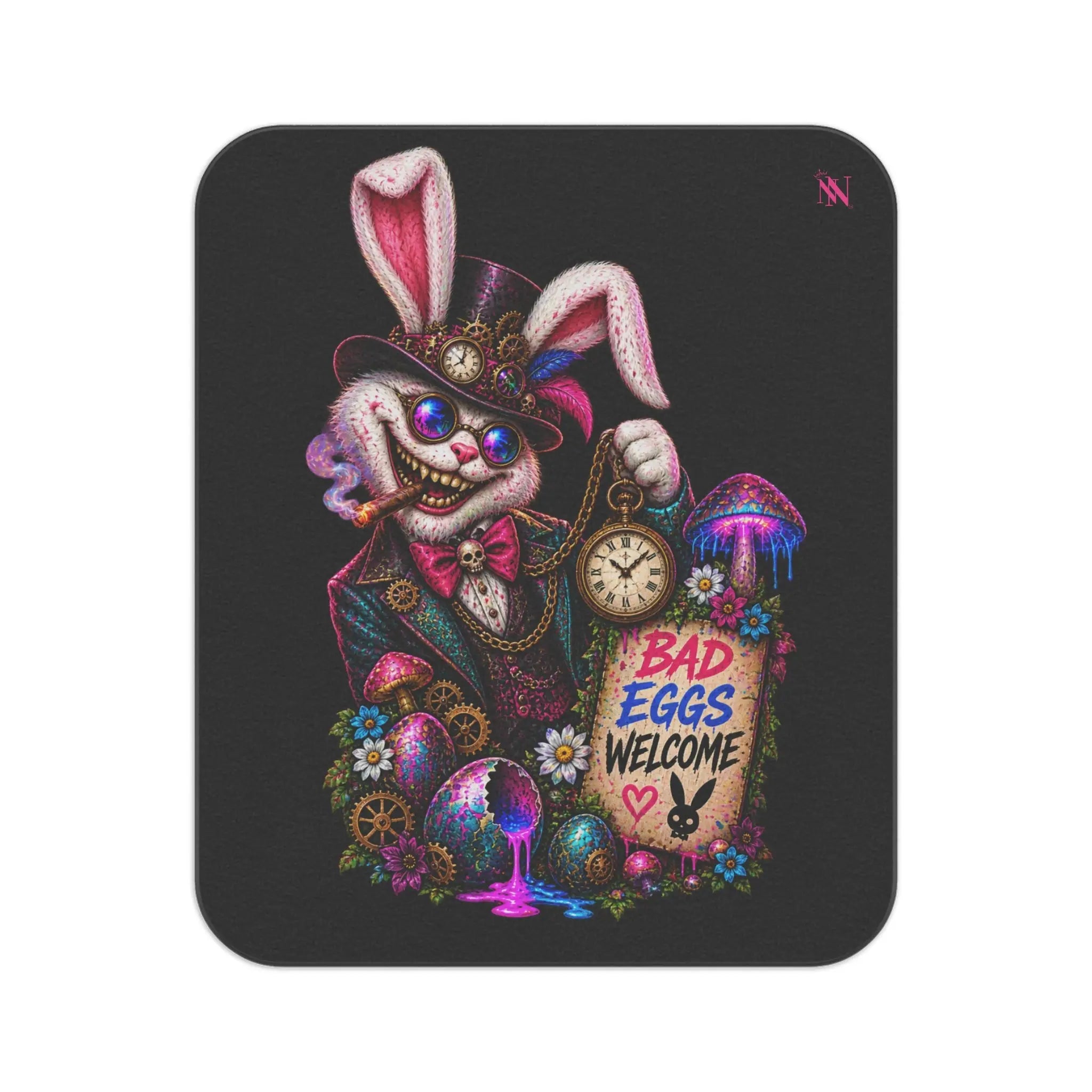 Bad Eggs Welcome Wicked Bunny Water-Resistant Sex Blanket