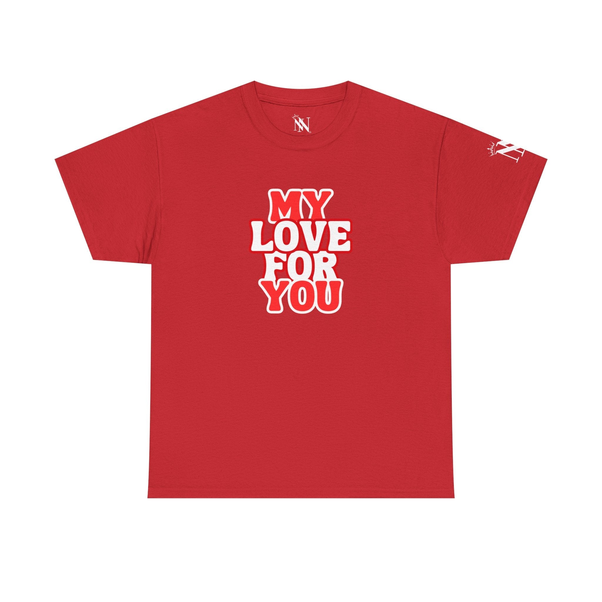 My Love for You Heart Pattern Sex Gifts for Her Graphic T-Shirt