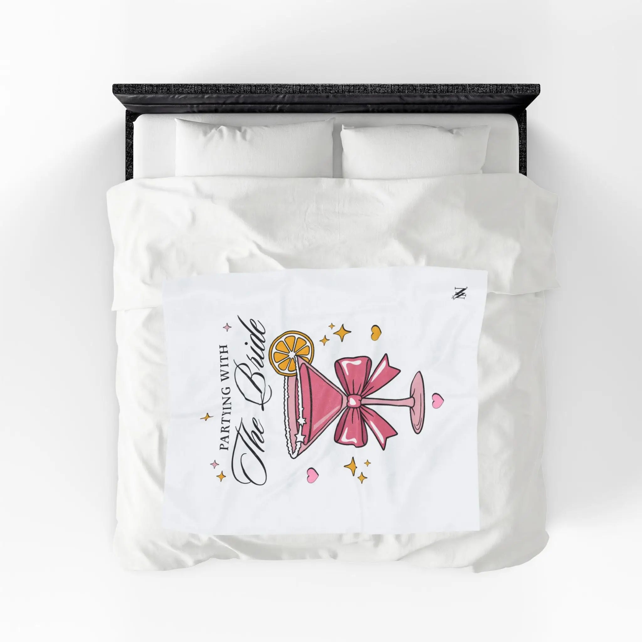 Partying With The Bride Romantic Gifts Blanket