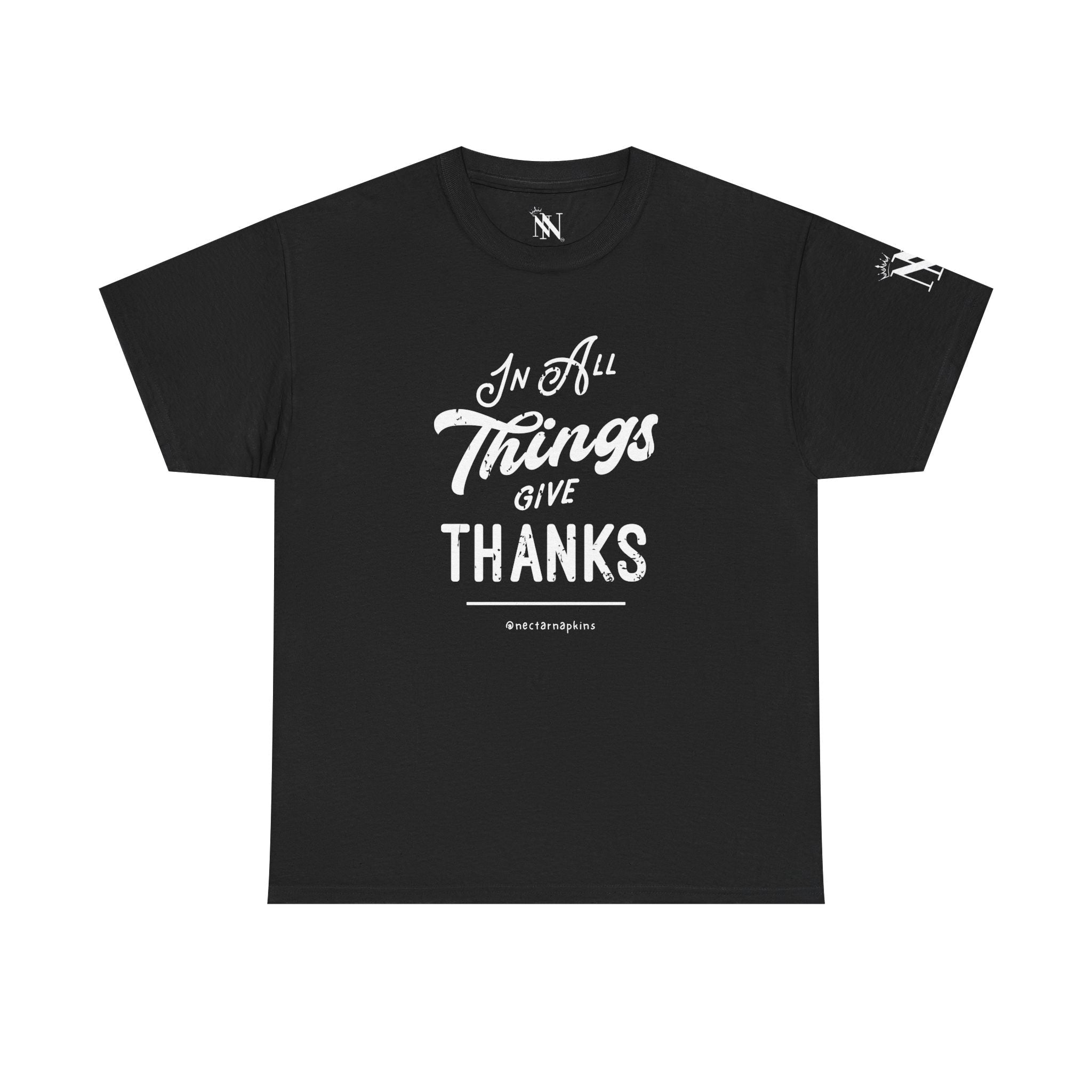 In All Things Give Thanks | Mix & Match Cotton Unisex Fun-Flirty Lovers’ T-Shirts