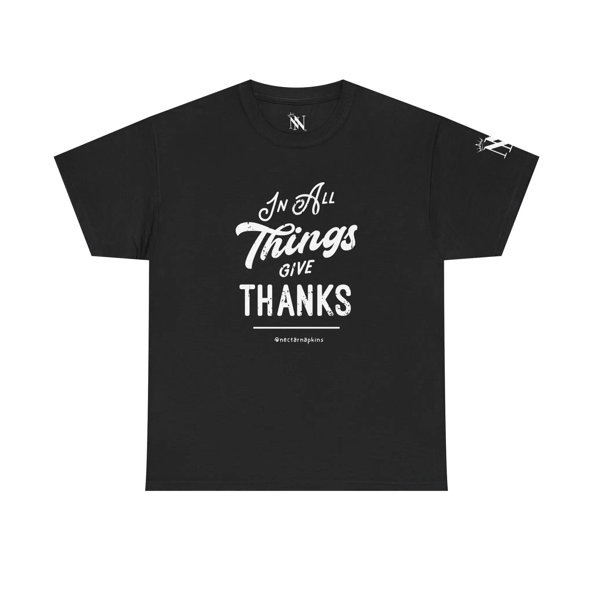 In All Things Give Thanks | Mix & Match Cotton Unisex Fun-Flirty Lovers’ T-Shirts