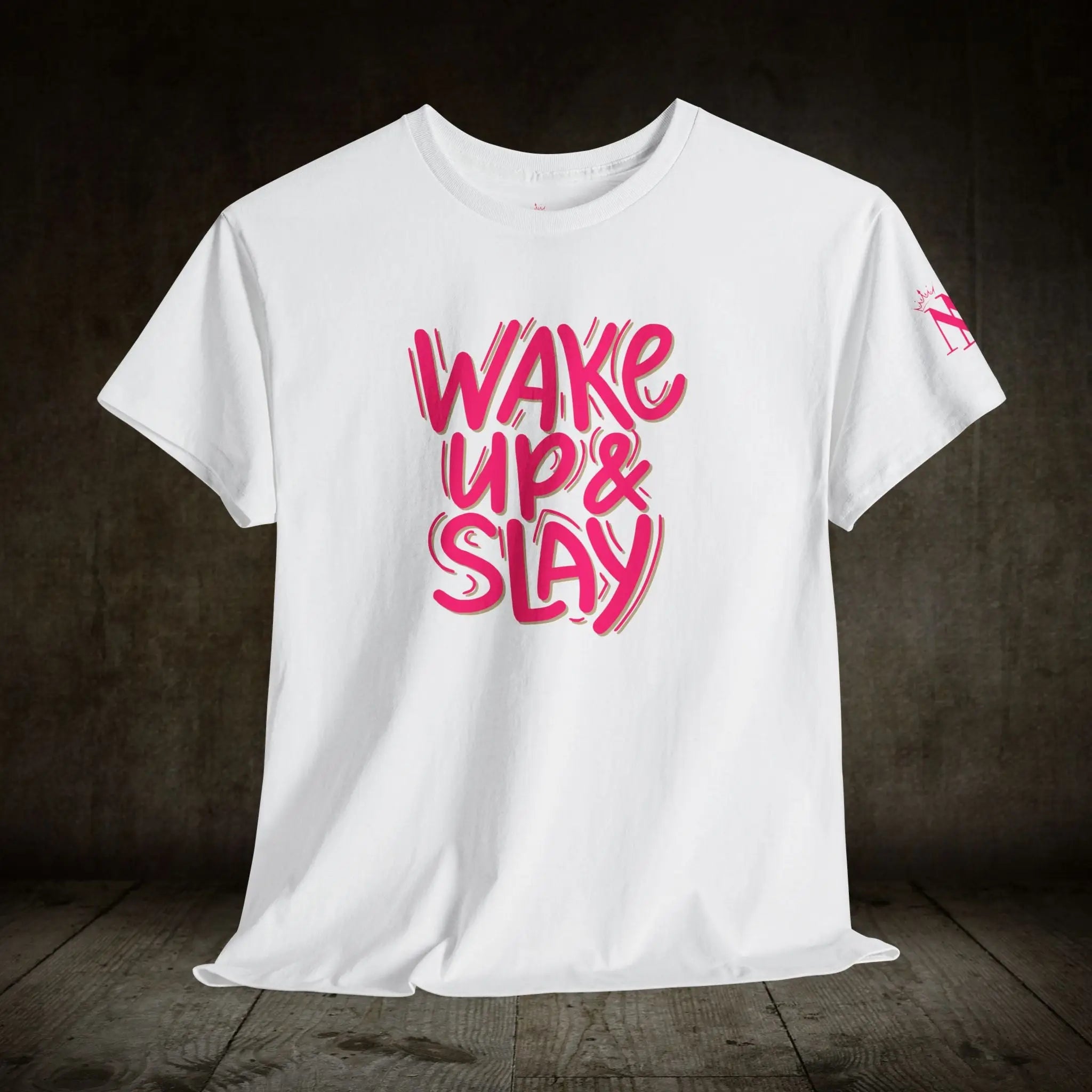 Wake Up & Slay | Mix & Match Cotton Unisex Fun-Flirty Loversβ T-Shirts