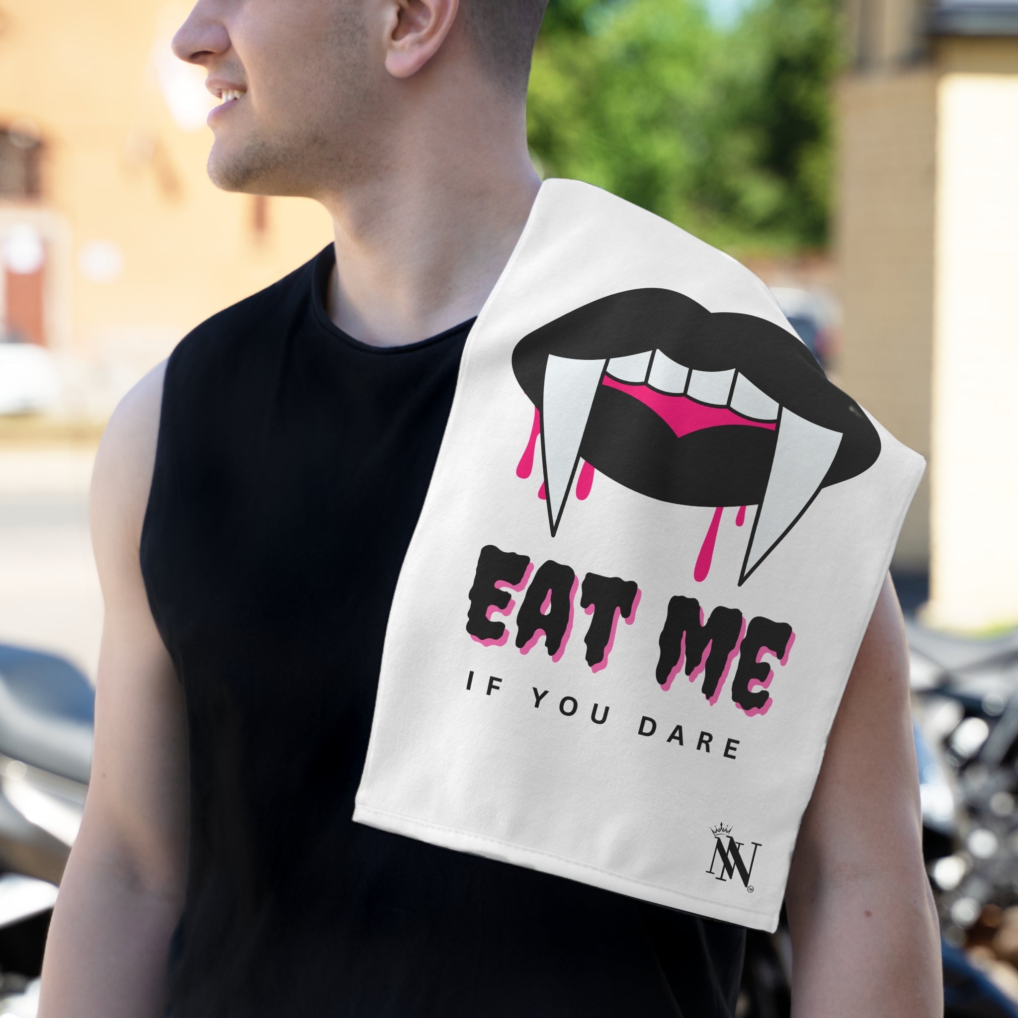 Eat Me If You Dare | Mix & Match Soft Fun-Flirty Lovers’ Towels
