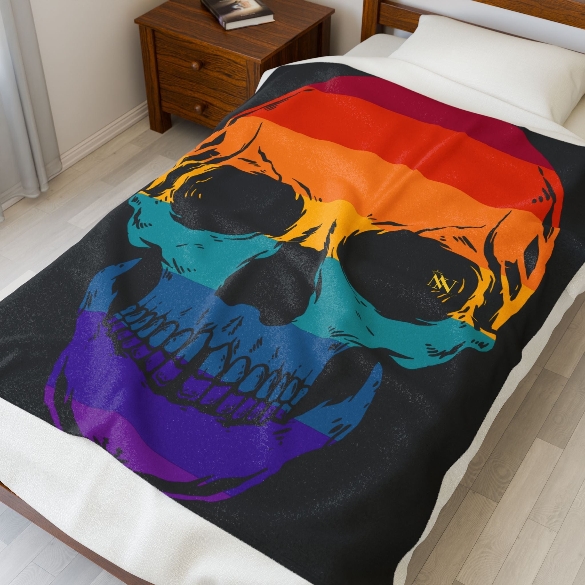 Colorful Skull | Mix & Match Soft Fun-Flirty Lovers’ Blankets