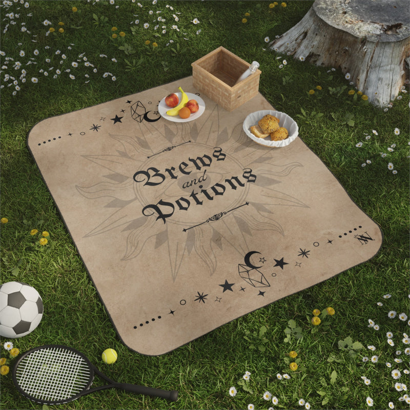 Brews and Potions | Mix Match Fun-Flirty Lovers’ Water-Resistant Blankets