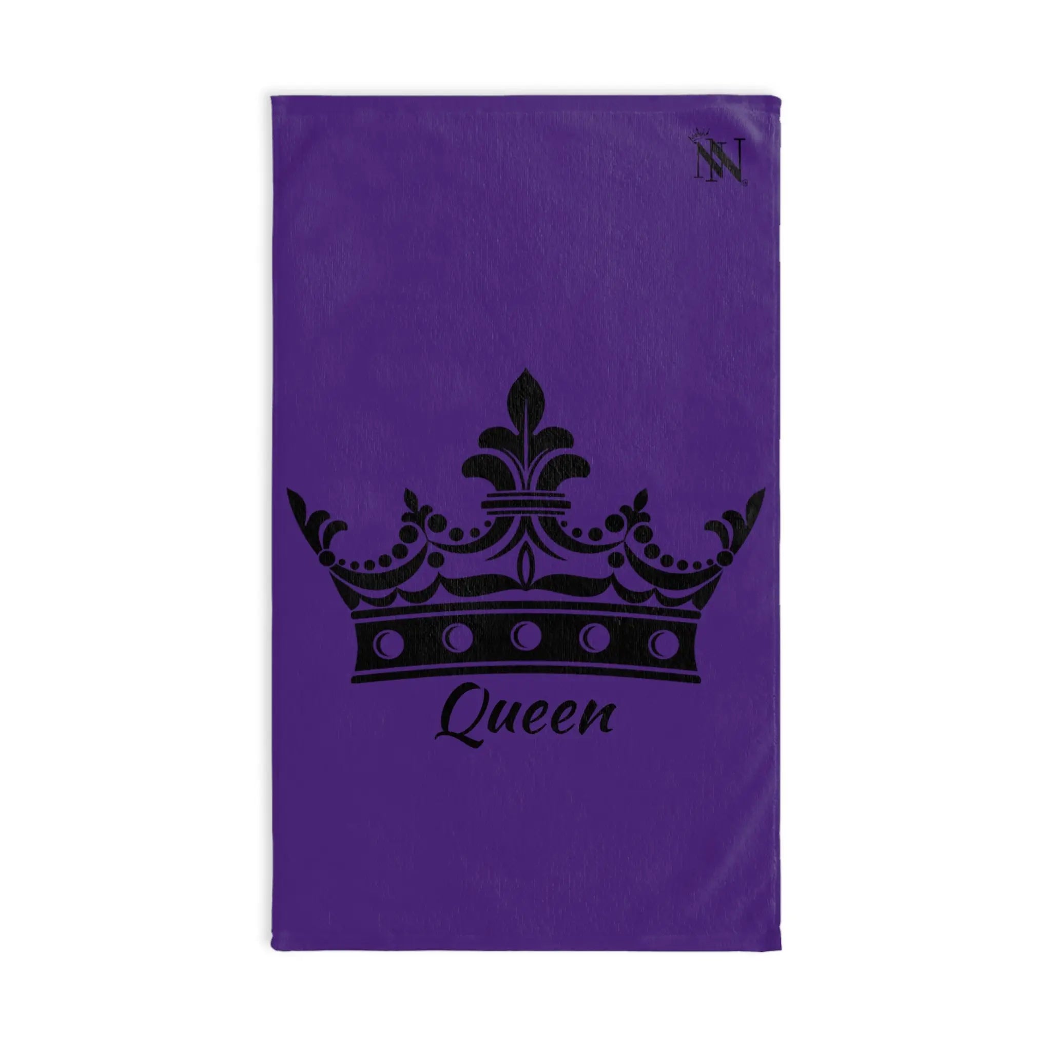 Large Crown Queen Purple Cum Towel