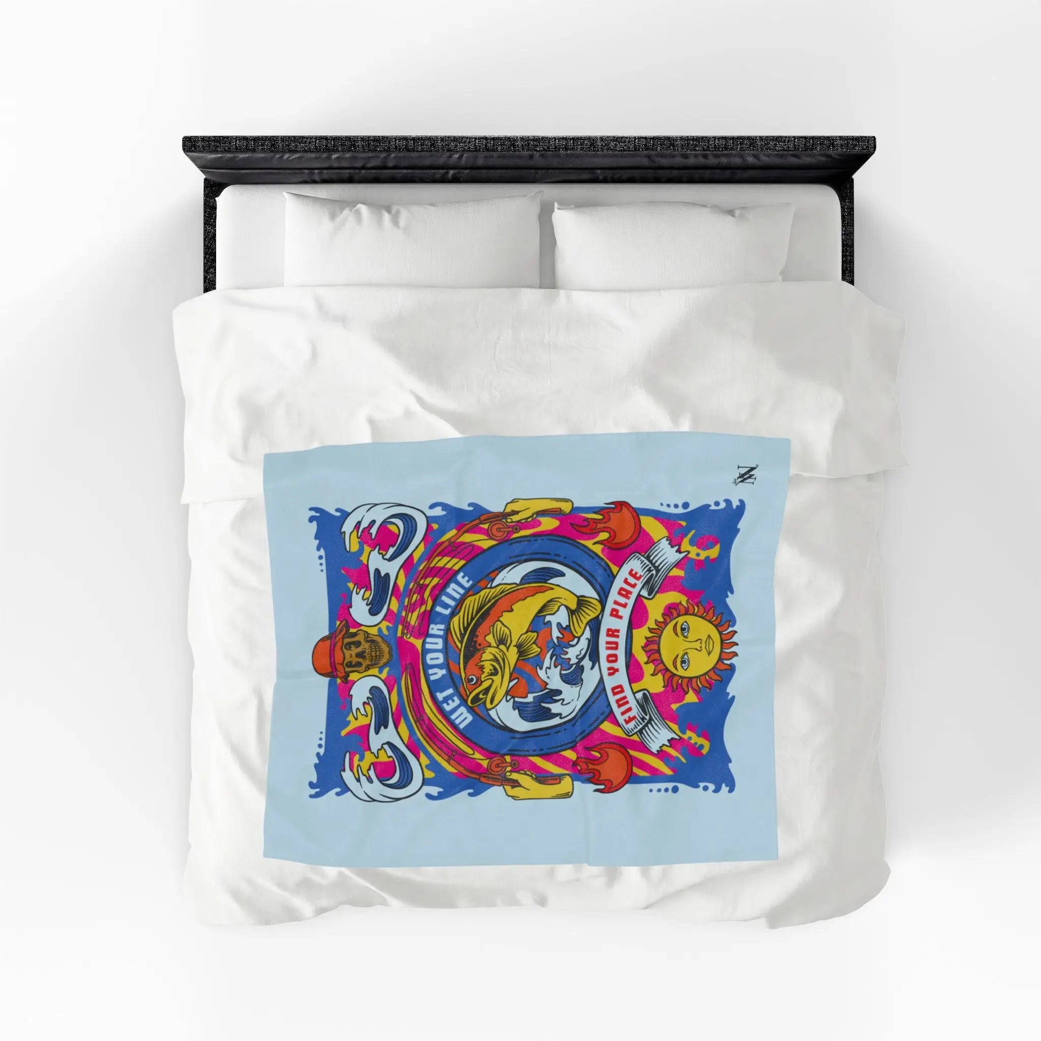 Wet Your Line | Nectar Napkins Fun-Flirty Lovers’ Blankets