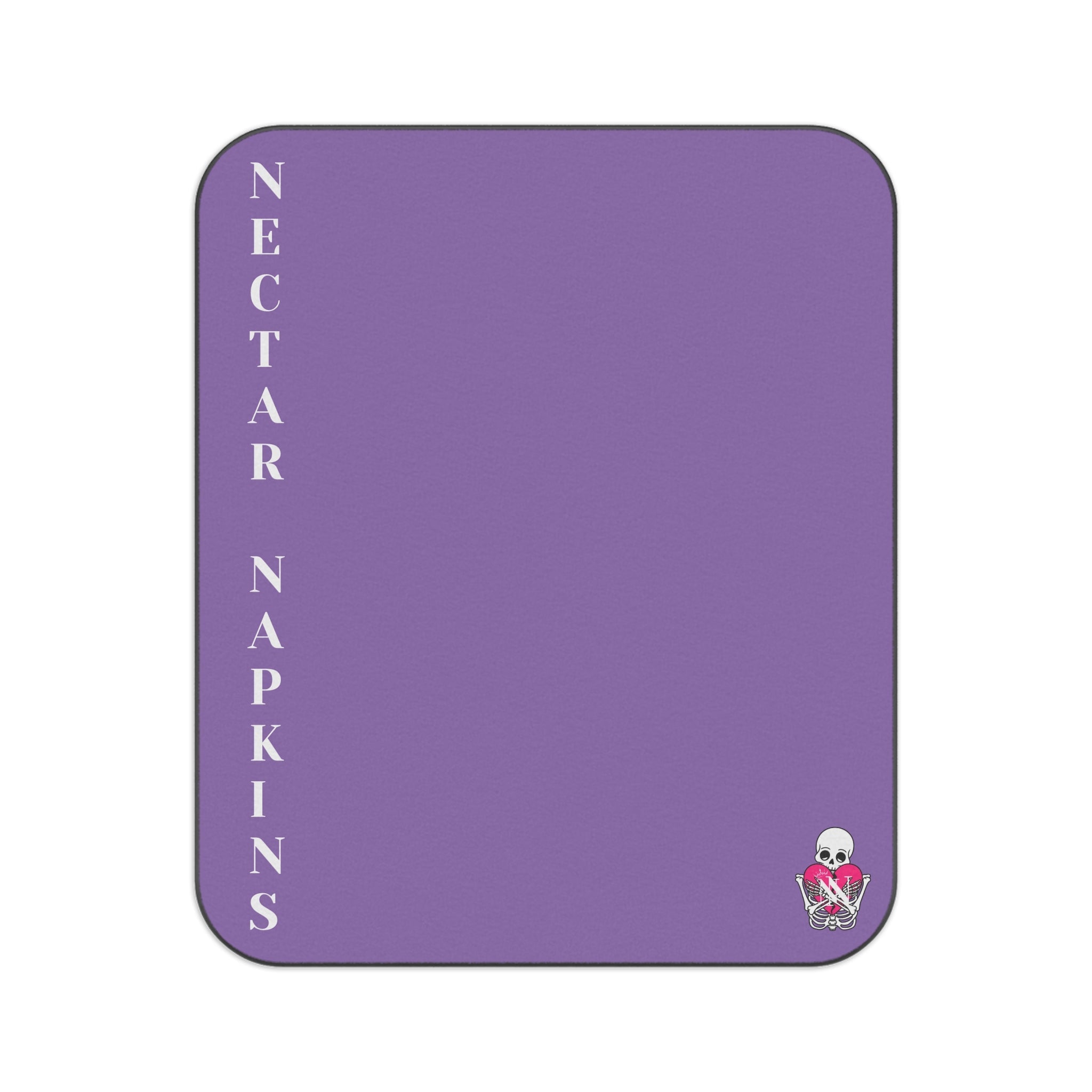 Nectar Napkins Brand Light Purple Water-Resistant Sex Blanket