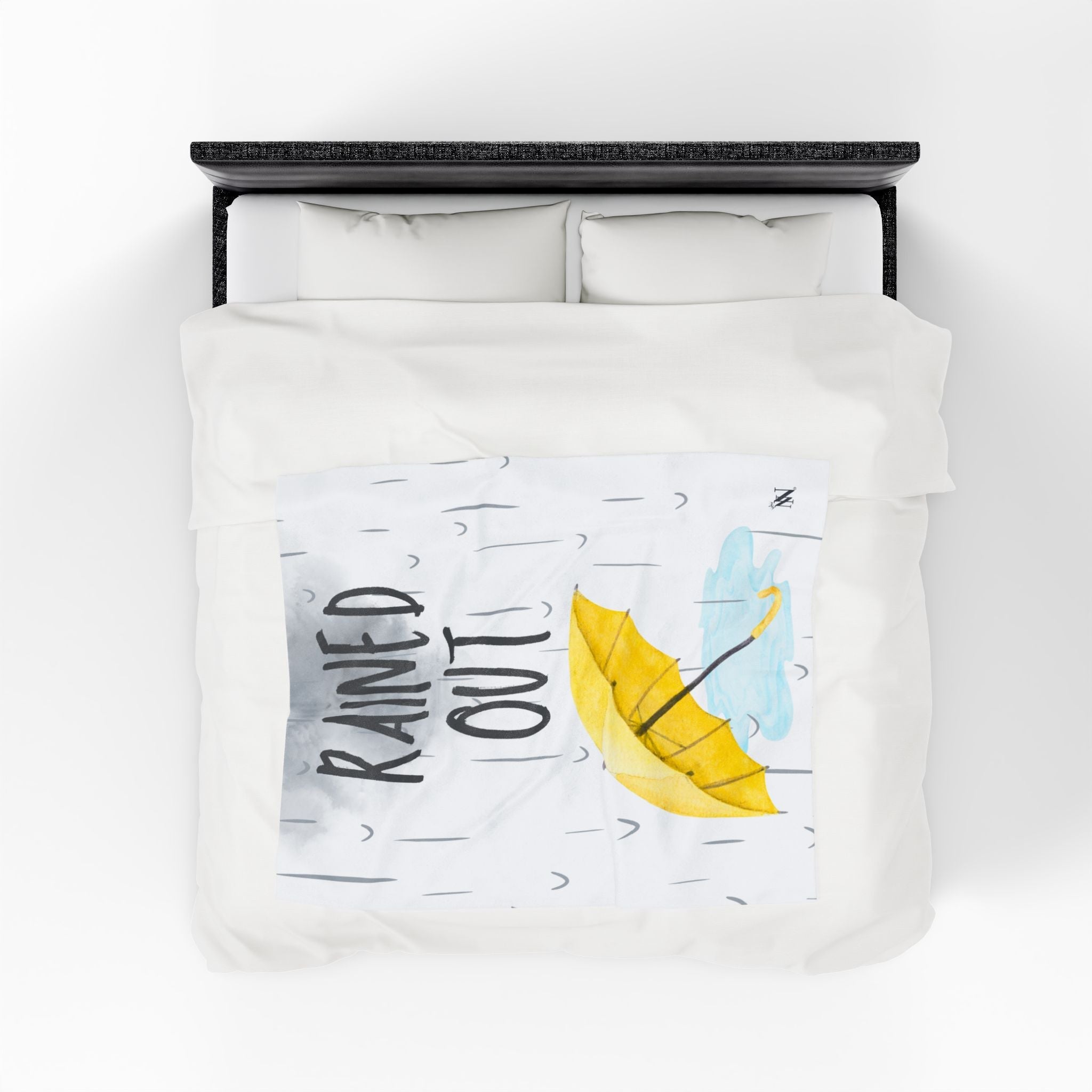 Rained Out | Mix & Match Velveteen Fun-Flirty Lovers’ Blankets