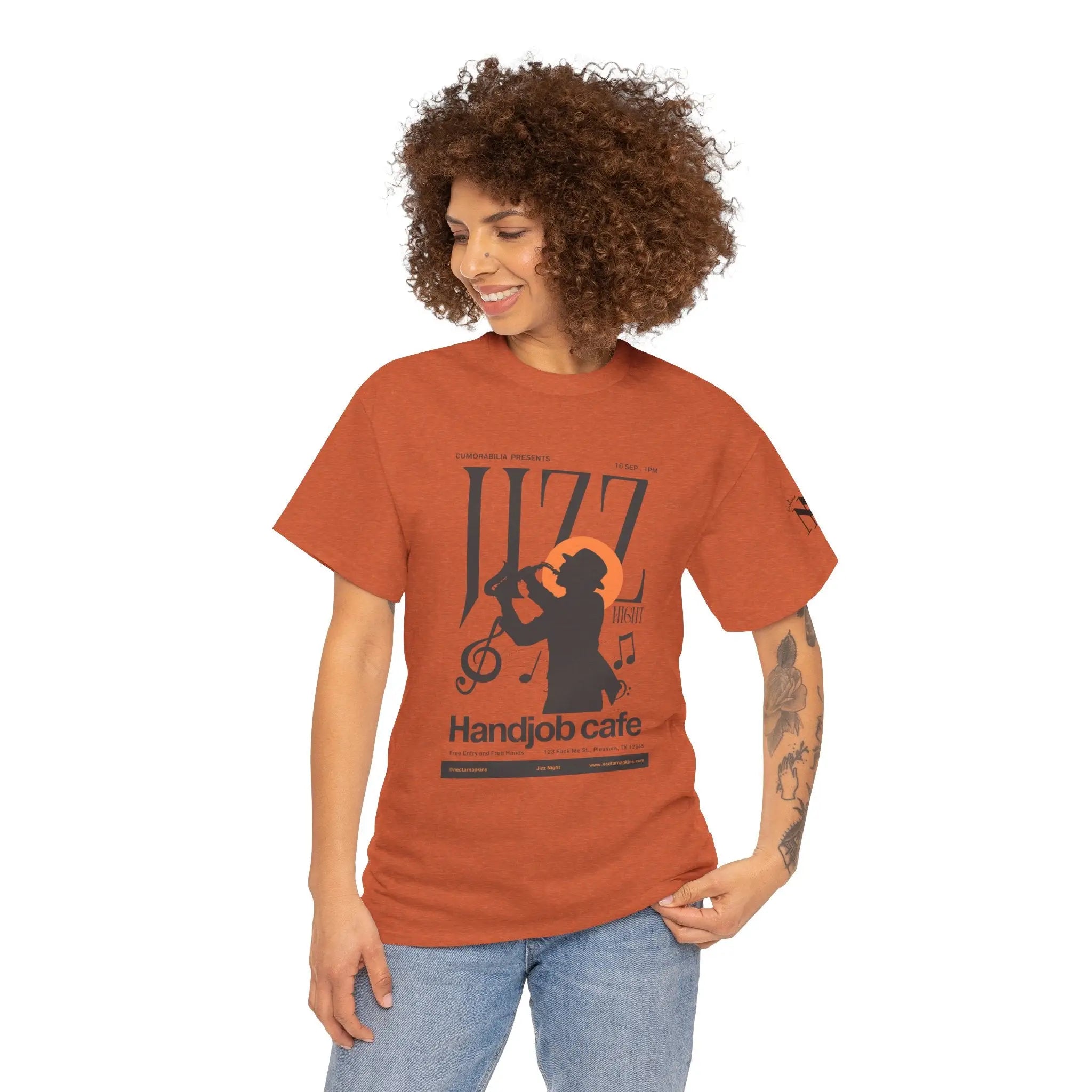 Jizz Night! | Mix & Match 100% Cotton Unisex Fun-Flirty Lovers’ Tees