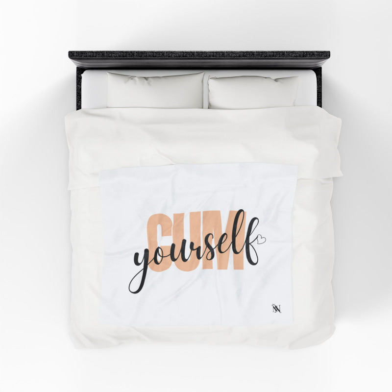 Cum Yourself Heart | Mix & Match Soft Fun-Flirty Lovers’ Blankets