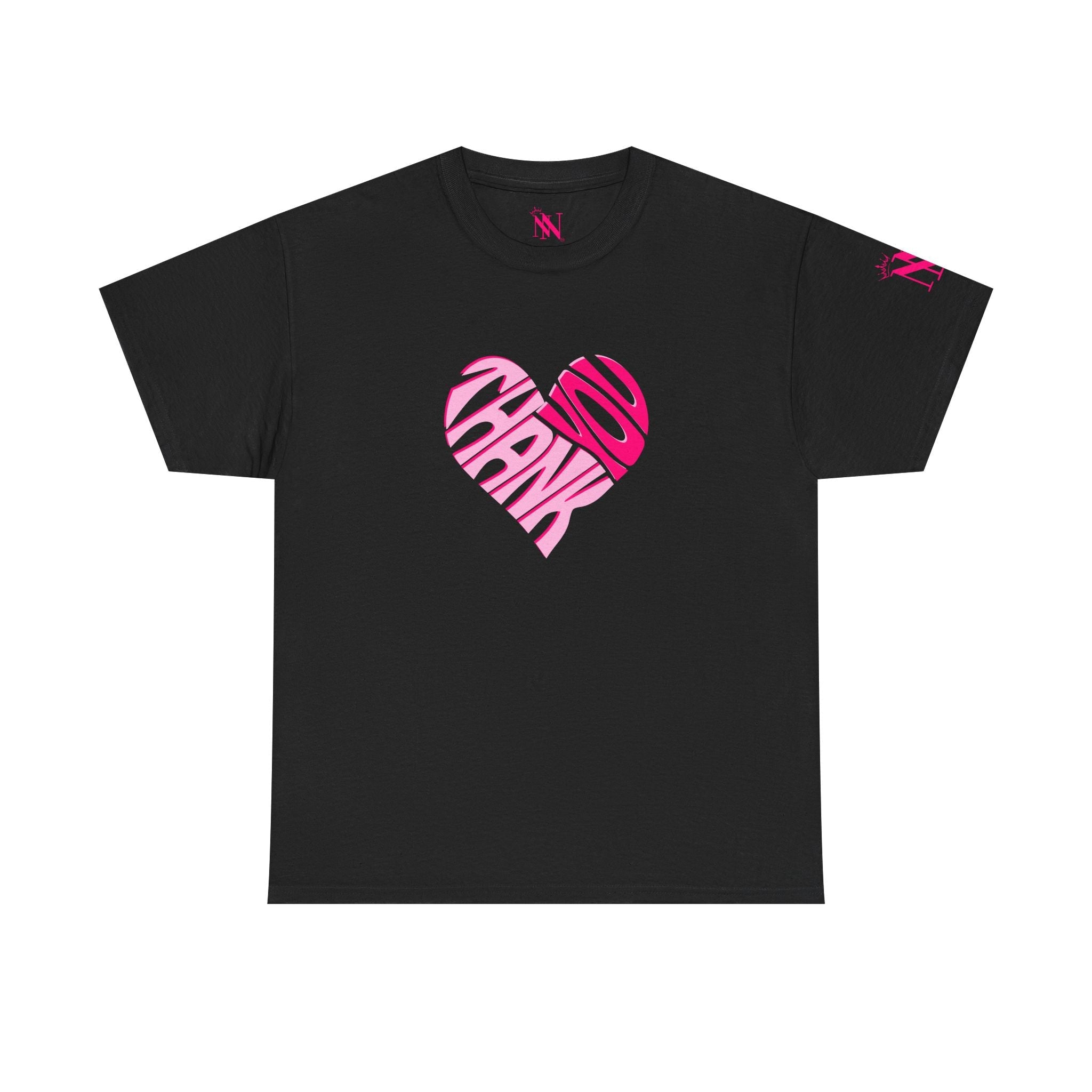 Thank You Heart | Mix & Match Cotton Unisex Fun-Flirty Lovers’ T-Shirts