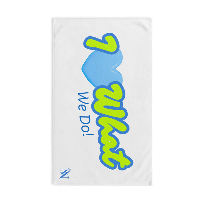 I Love What We Do! | Mix & Match Classic Fun-Flirty Lovers’ Towels