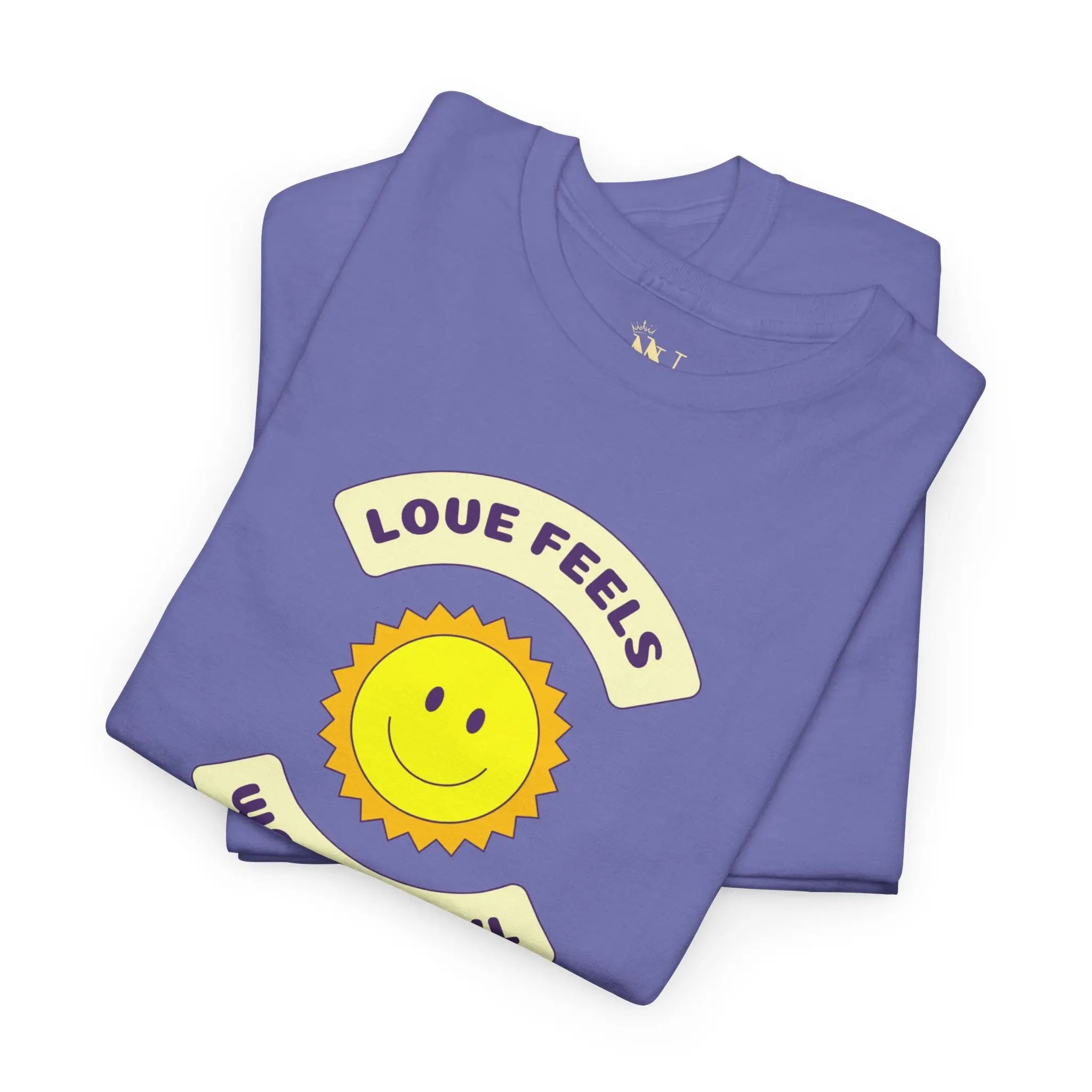 Love Feels Wonderful Retro Cotton T-Shirt