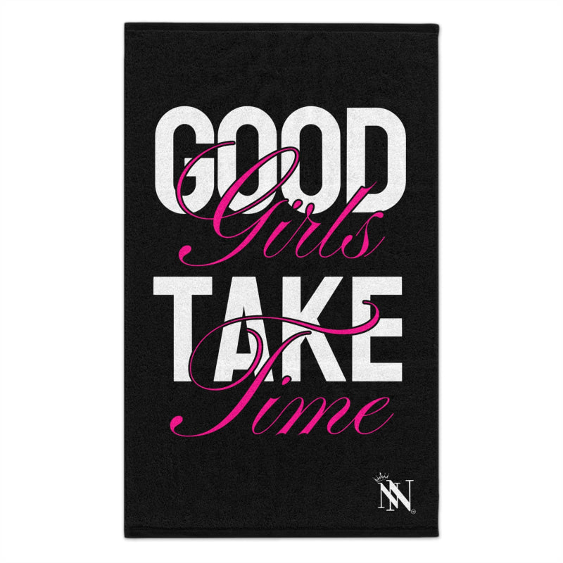 Good Girls Take Time | Mix & Match Soft Fun-Flirty Lovers’ Towels