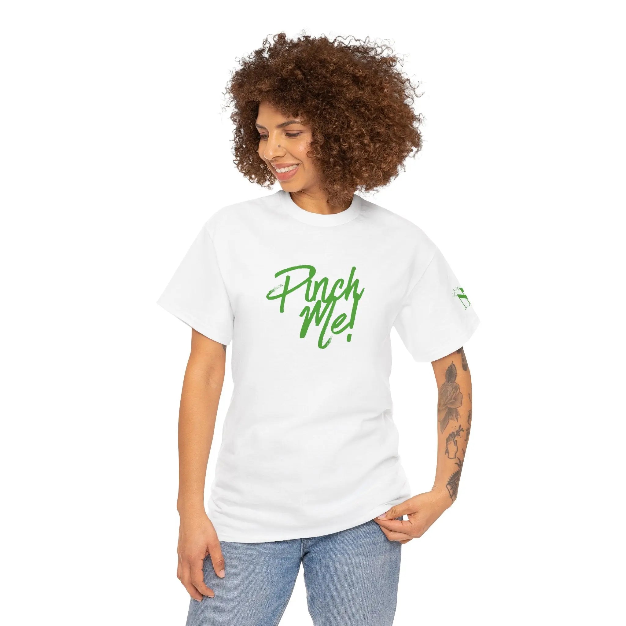 Pinch Me! Irish Green | Mix & Match Cotton Unisex Fun-Flirty Lovers’ T-Shirts