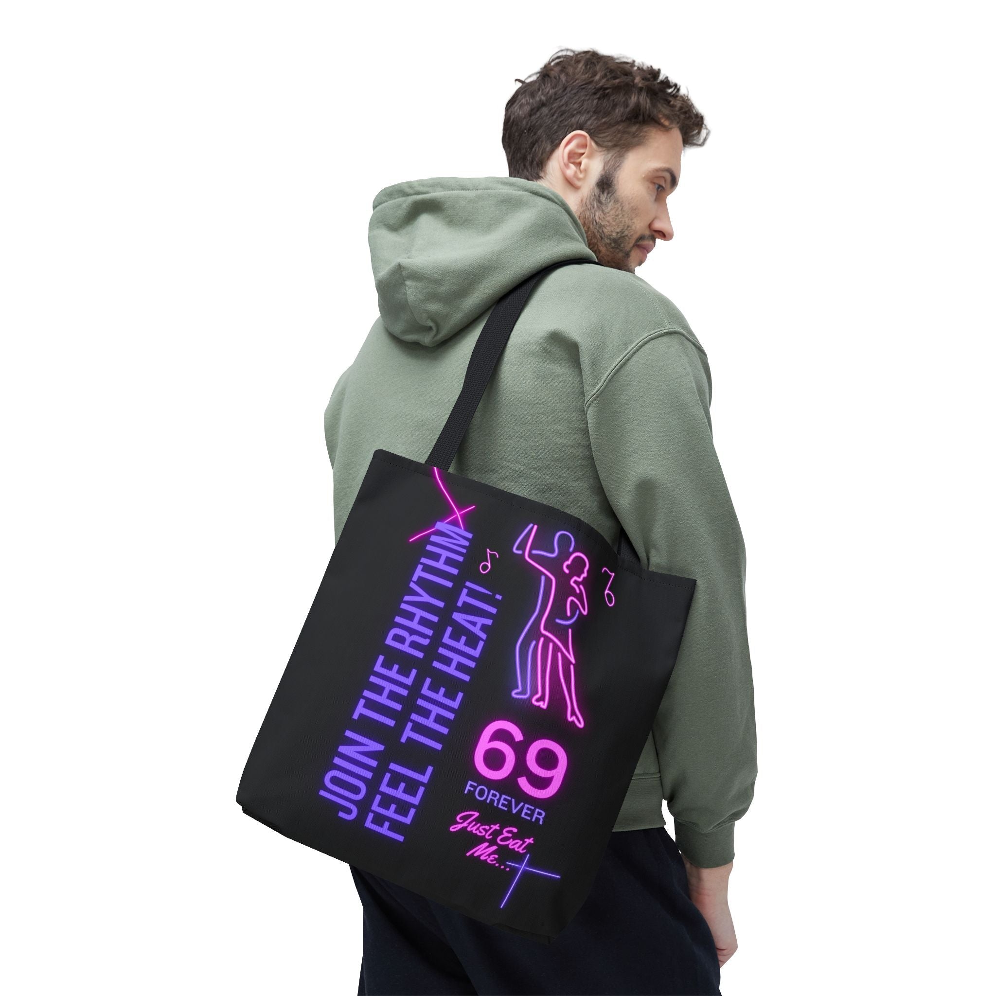 Sixty-Nine Forever Neon Fun Everyday Cute Tote Bag