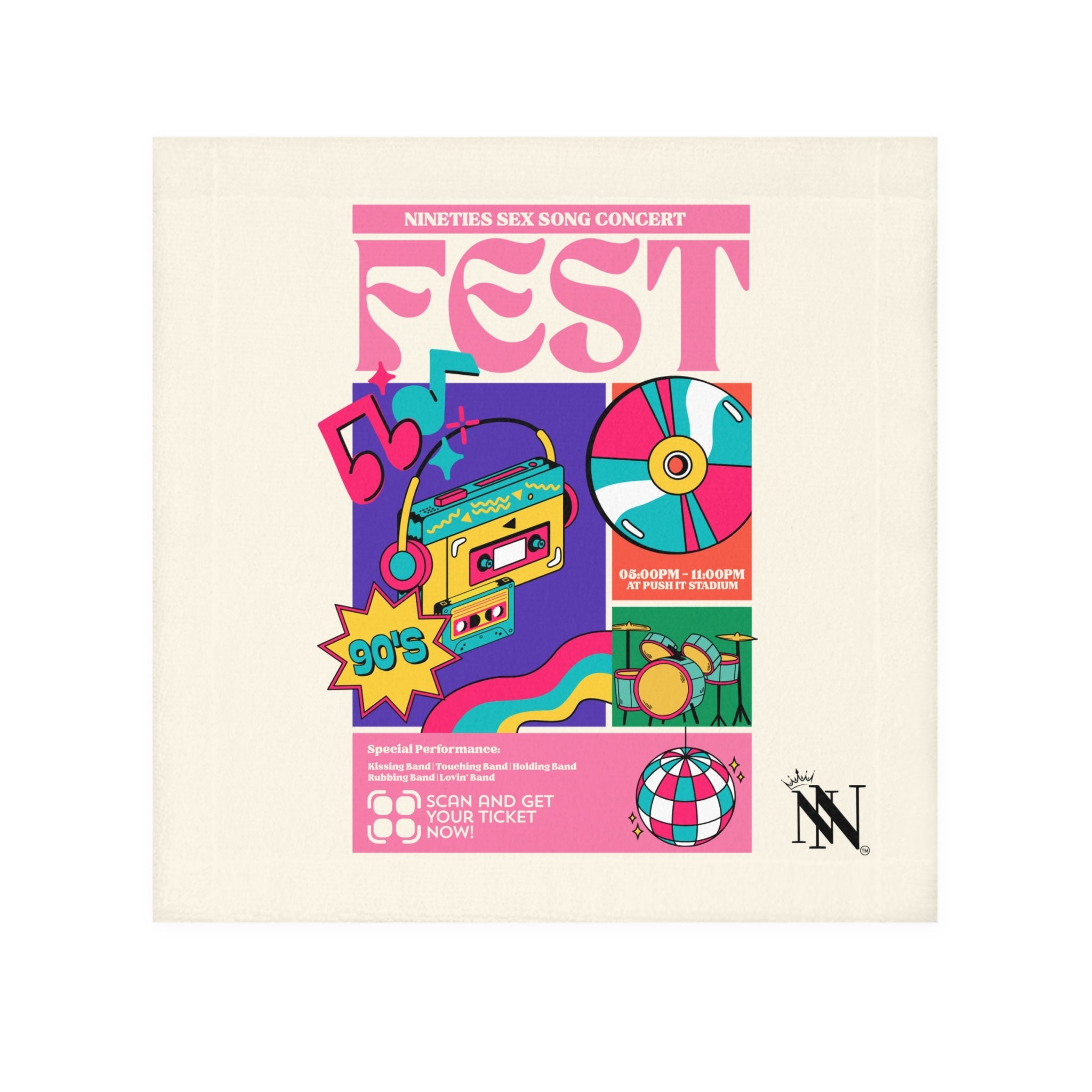 Nineties Sex Song | Mix & Match Lils’ Fun-Flirty Lovers’ Towels