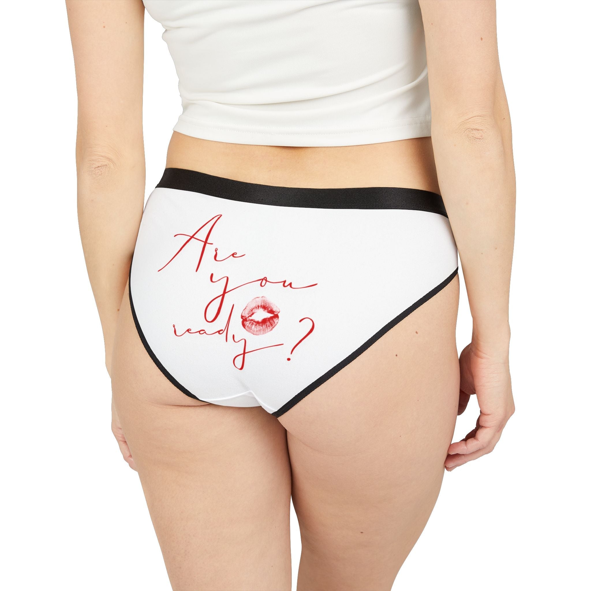 Are You Ready? Kiss Mark | Mix & Match Women’s Fun-Flirty Lovers’ Panties