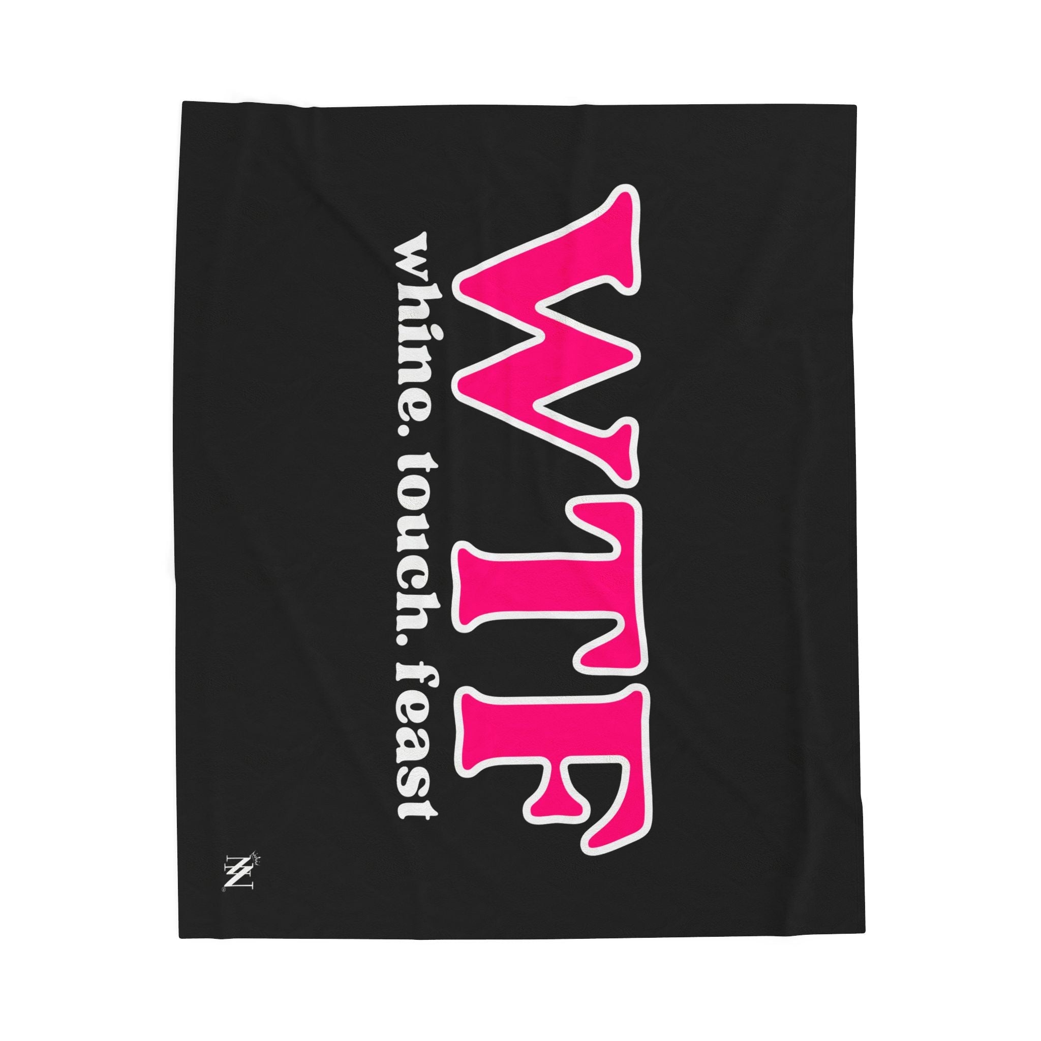 WTF Whine Touch Feast | Mix & Match Velveteen Fun-Flirty Lovers’ Blankets
