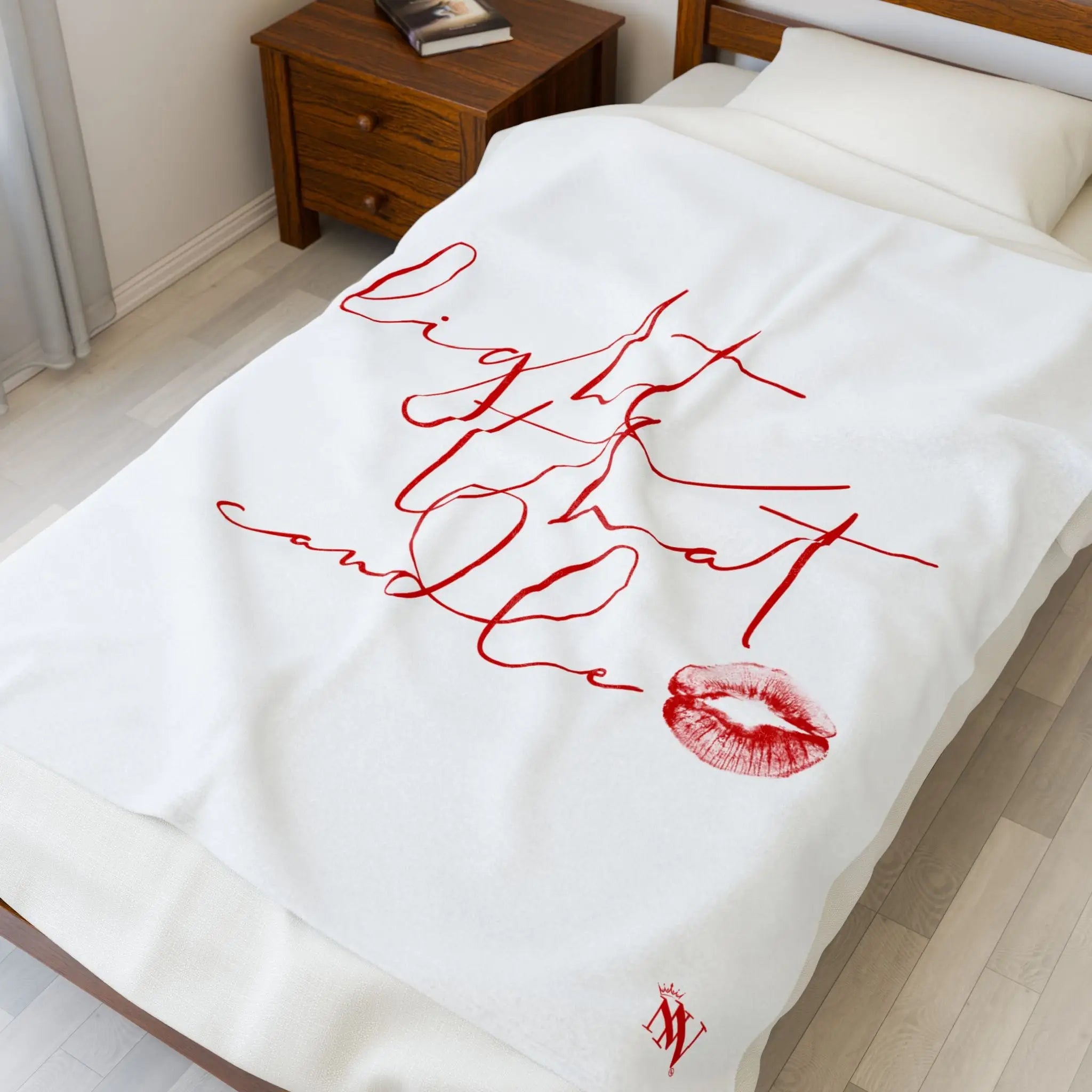 Light That Candle | Mix & Match Velveteen Fun-Flirty Lovers’ Blankets